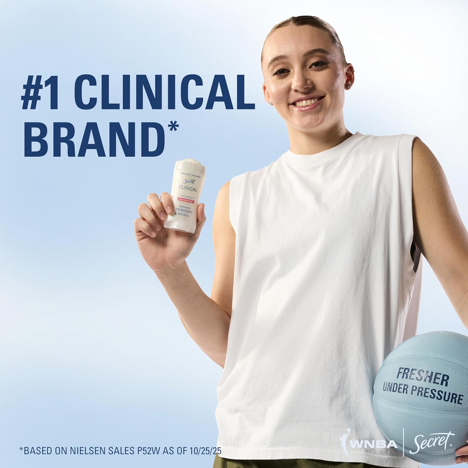 Thumbnail 6 de Secret Clinical Strength 100HR Defense Invisible Solid Antiperspirant Deodorant — Paige Bueckers Edition (2.6 oz)