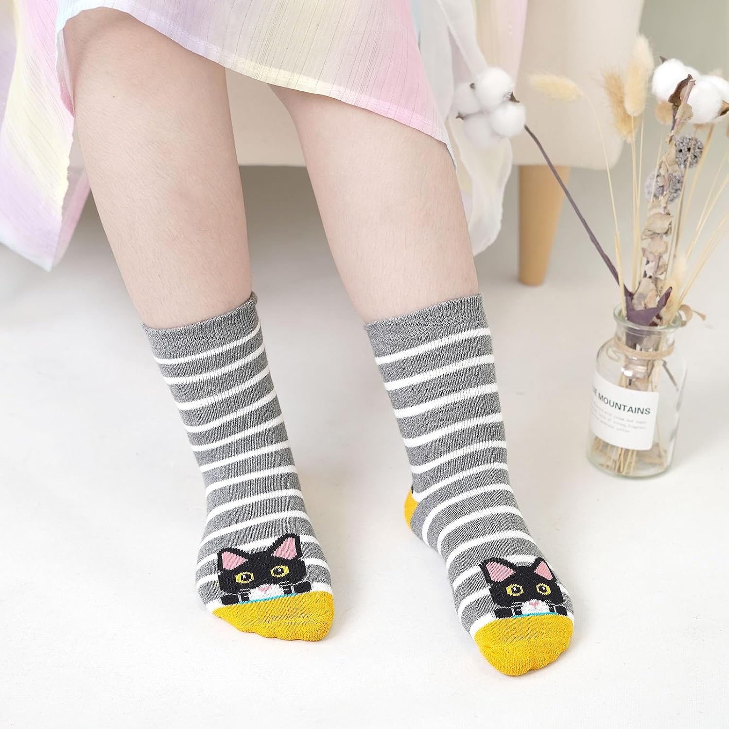 Thumbnail 6 de Chaussettes PUTUO hiver fille coton ⚙
