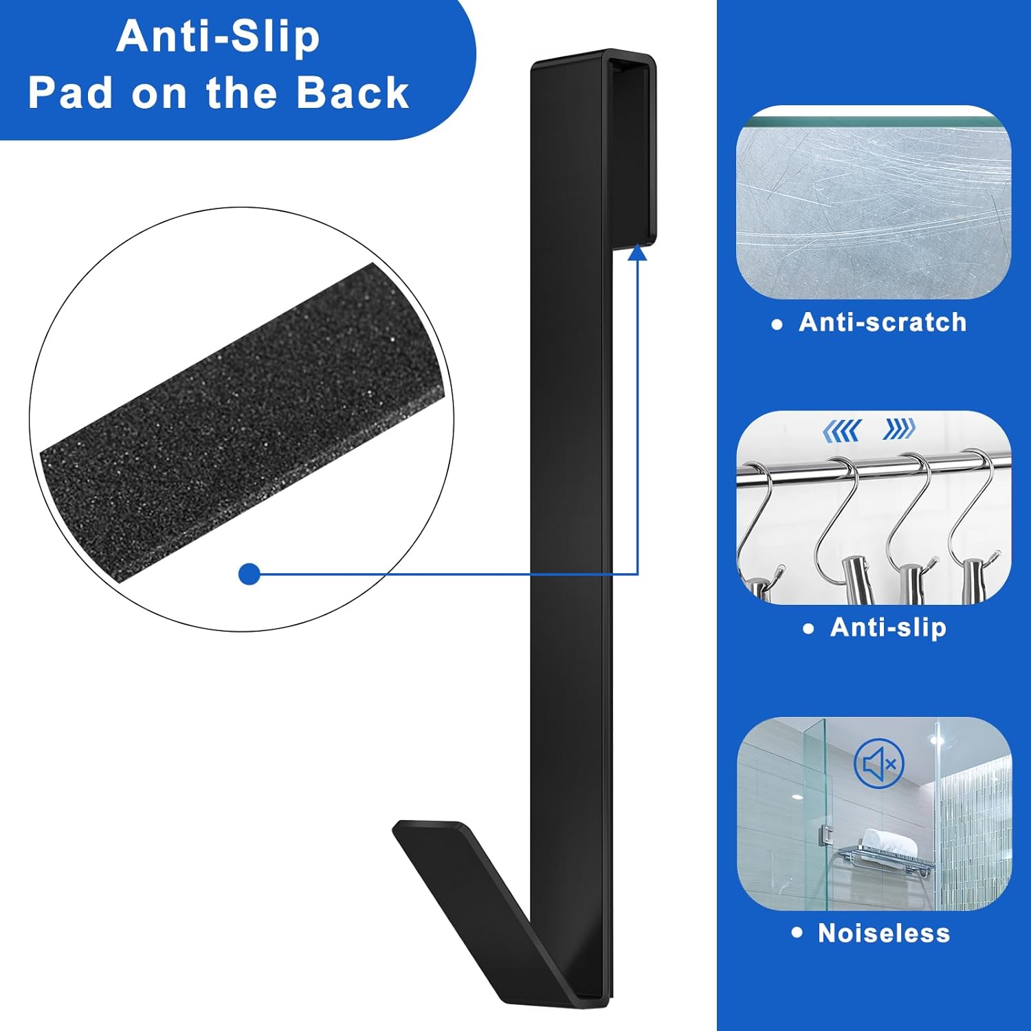 Thumbnail 6 de FUMAX Duschhaken 25,4 cm 3er-Set