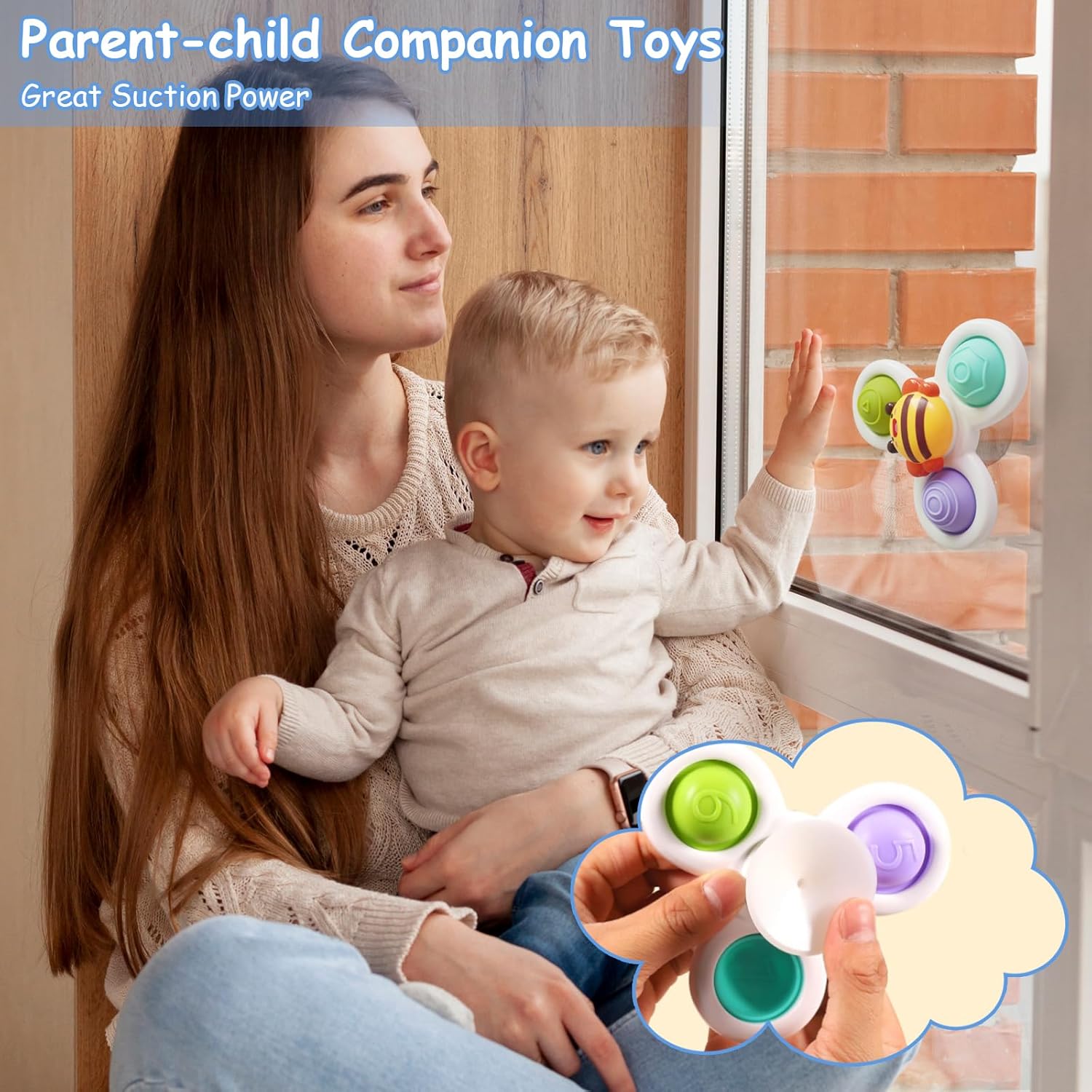 Thumbnail 3 de Yumuwind suction spinner toys for babies 1+