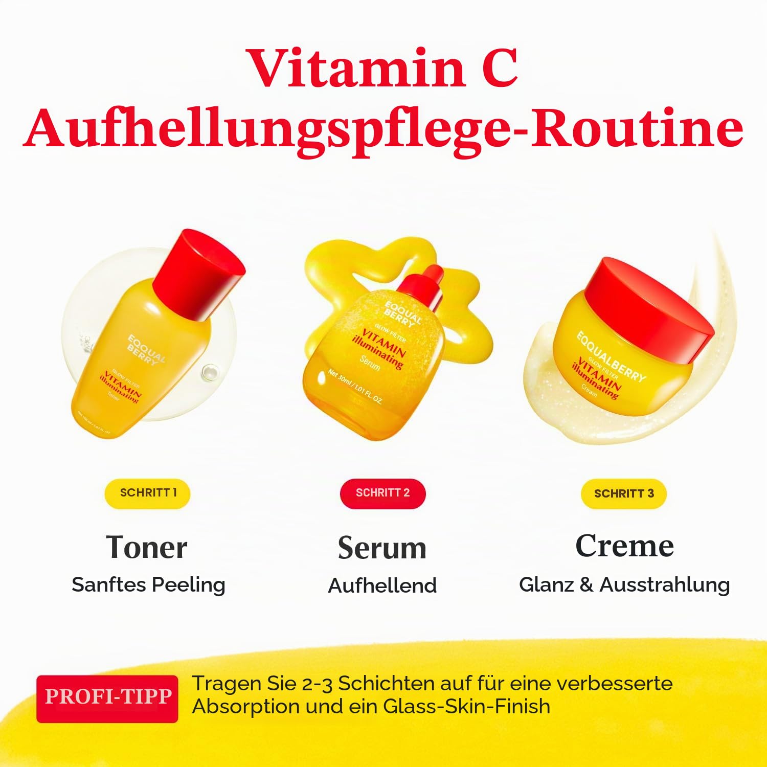 Thumbnail 6 de EQQUALBERRY Vitamin Illuminating Serum – Serum mit Acerola & Vitamin C, helleres Hautbild, Niacinamid & Ceramide, Hyaluron – 30 ml