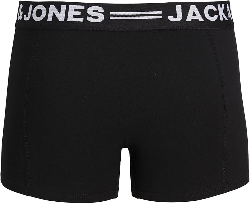 Detalle 2 de JACK & JONES Boxer Cintura - 3 Pack Negro XL