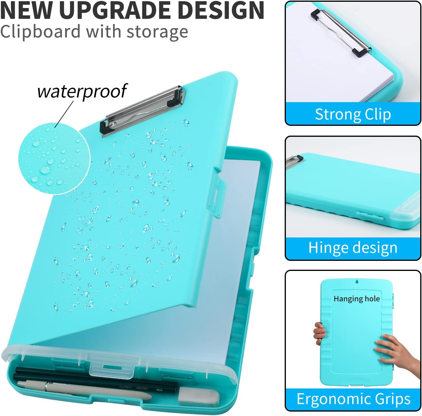 Detalle de DMFLY Clipboard with Storage (Heavy-Duty A4) with Pen Holder