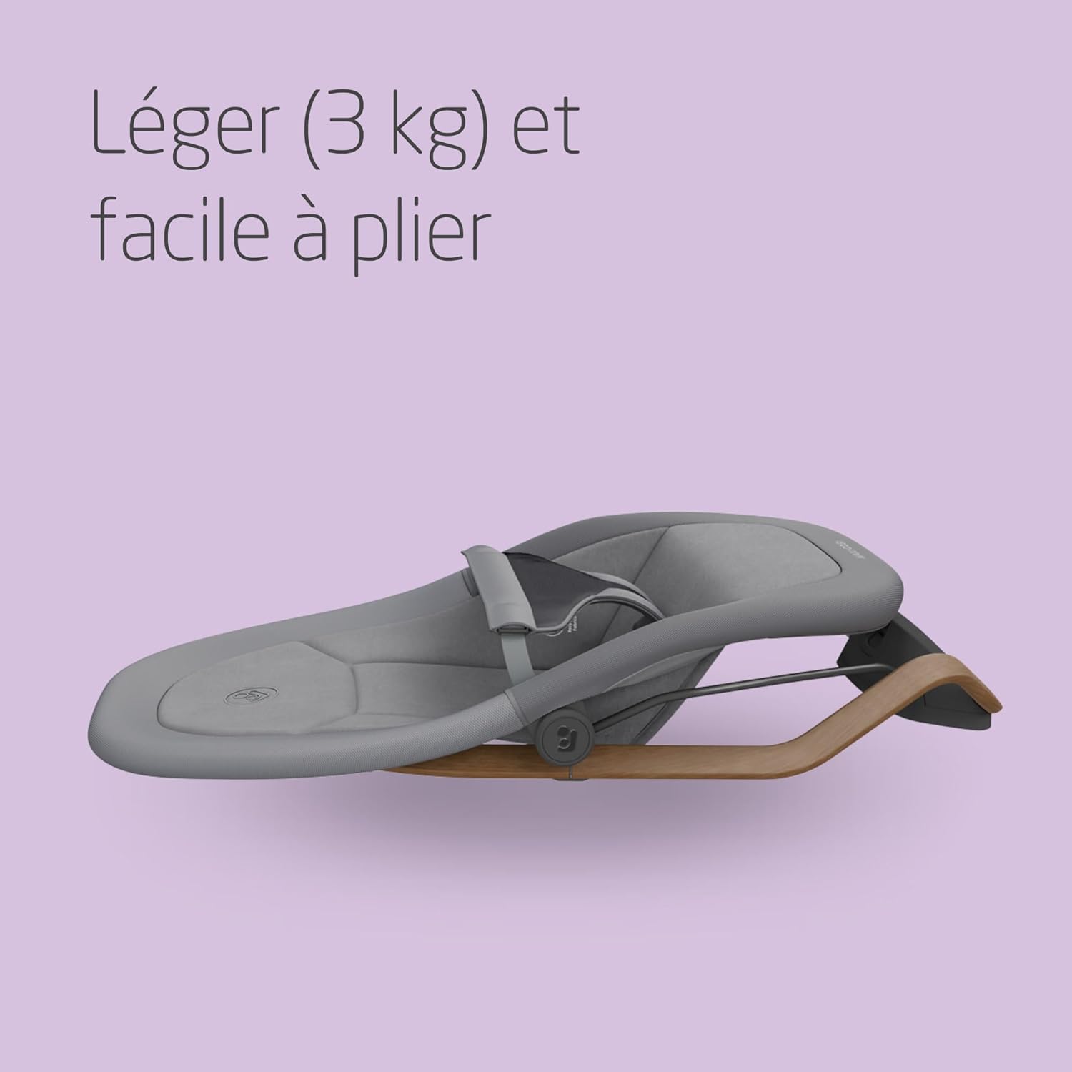 Detalle de Maxi-Cosi Dove Transat Bébé Léger et Pliable – 0–3 ans, 0–15 kg, Tissus Eco Care