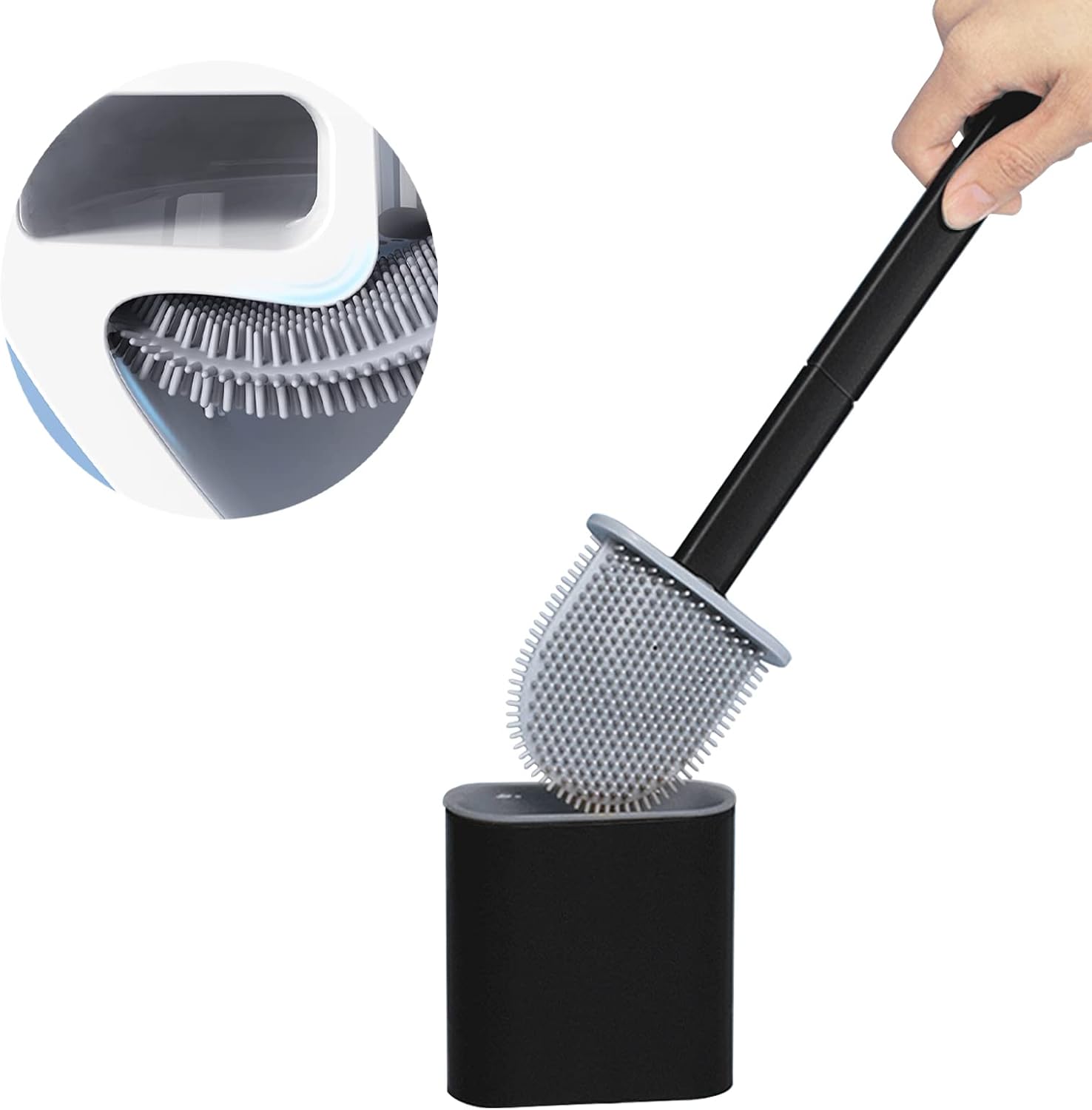 Detalle de JIMACRO Bendable Silicone Toilet Brush