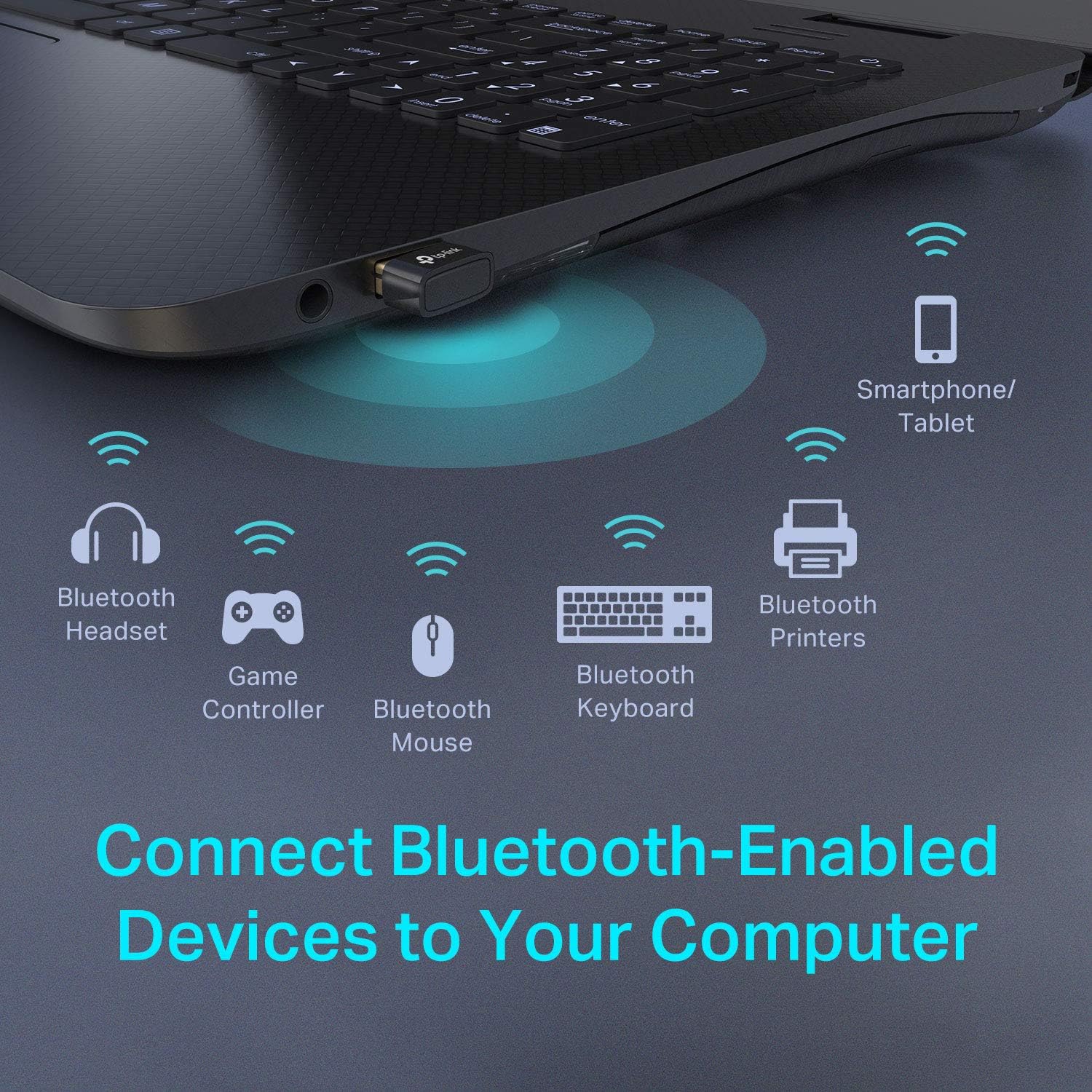 Detalle de TP-Link UB400 Bluetooth 4.0 USB Adapter for PC
