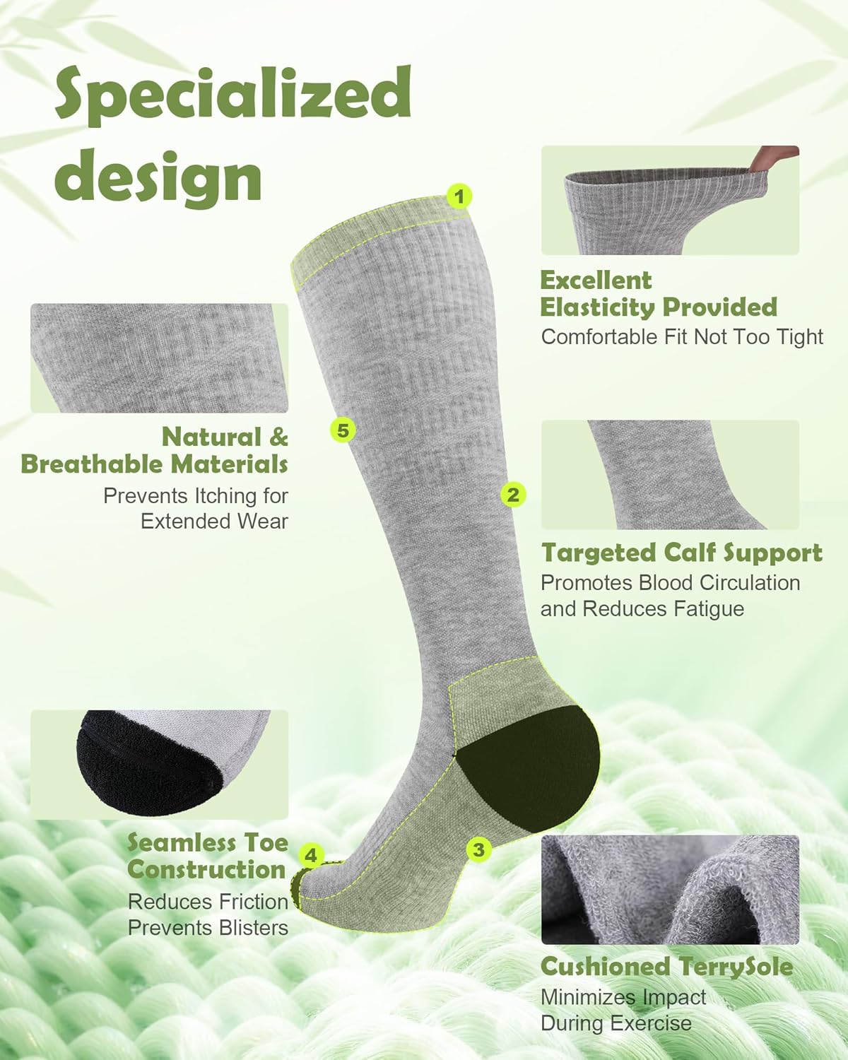 Detalle 2 de SukModen Compression Socks 15–20mmHg