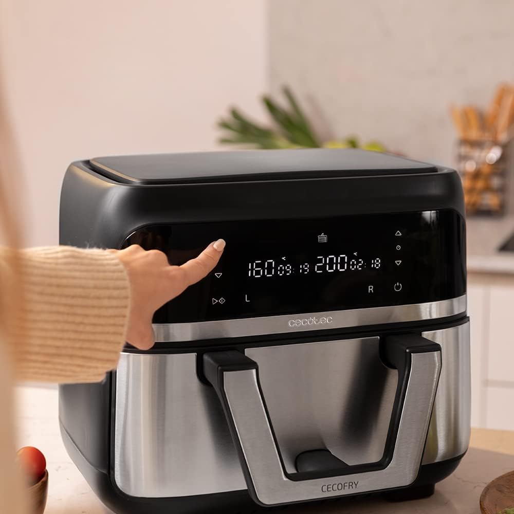 Thumbnail 6 de Cecotec Friteuse à Air Sans Huile 9L Séparable en 2 – Cecofry Dual 9000 (2850W), PerfectCook, Tactile et Double Température