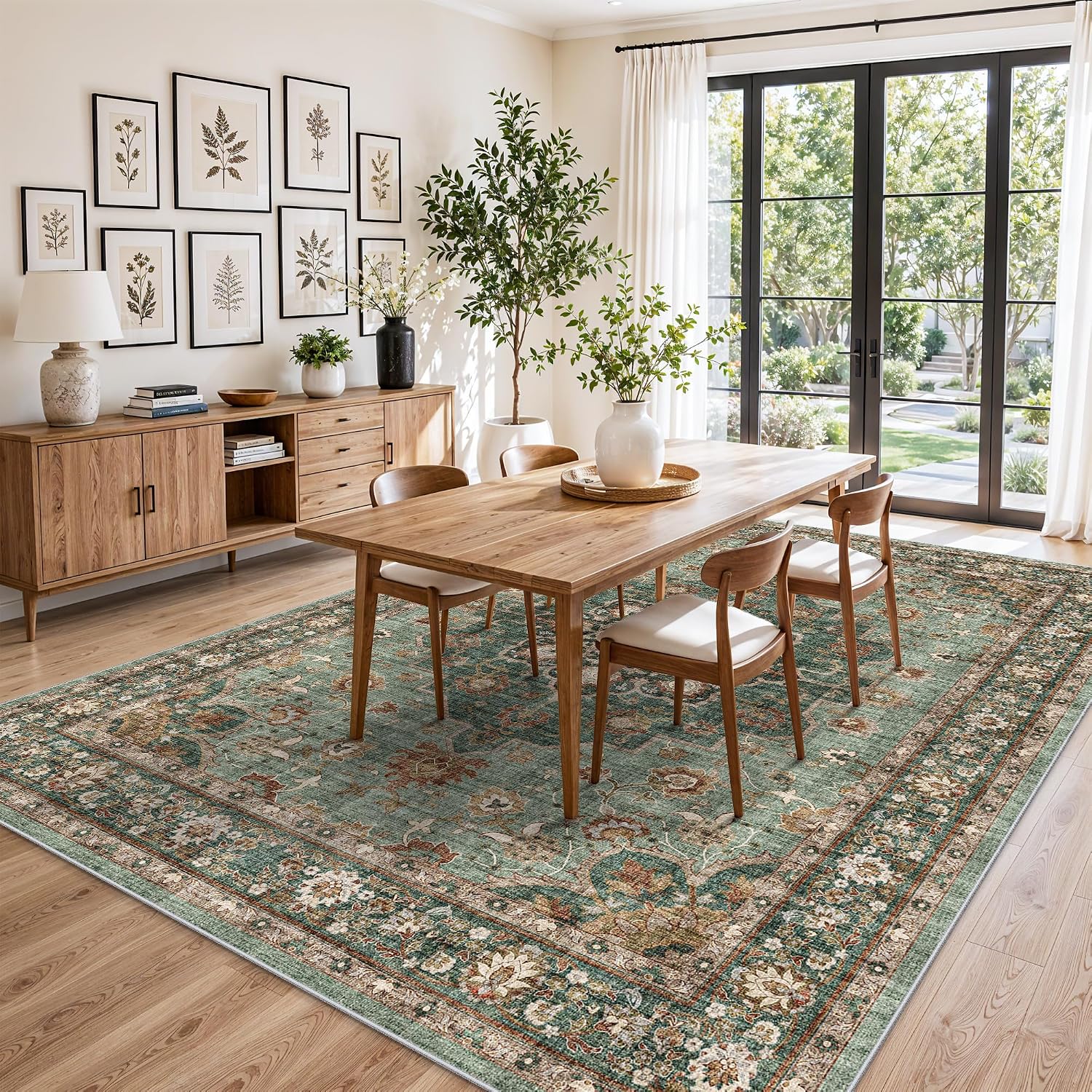 Thumbnail 4 de TOPRUUG 9x12 Washable Area Rug