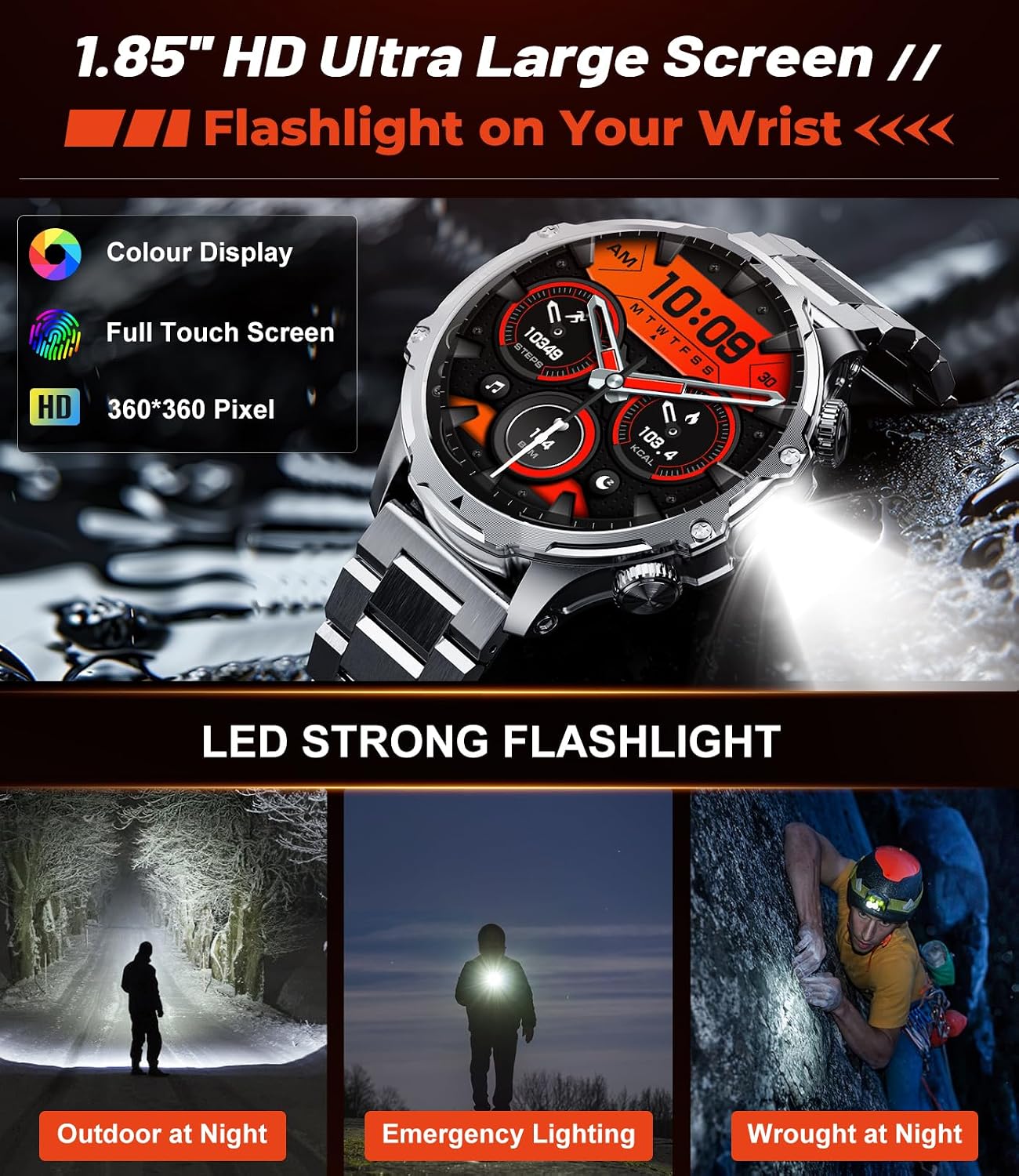 Detalle 2 de Smart Watch 1.85" with 800mAh battery