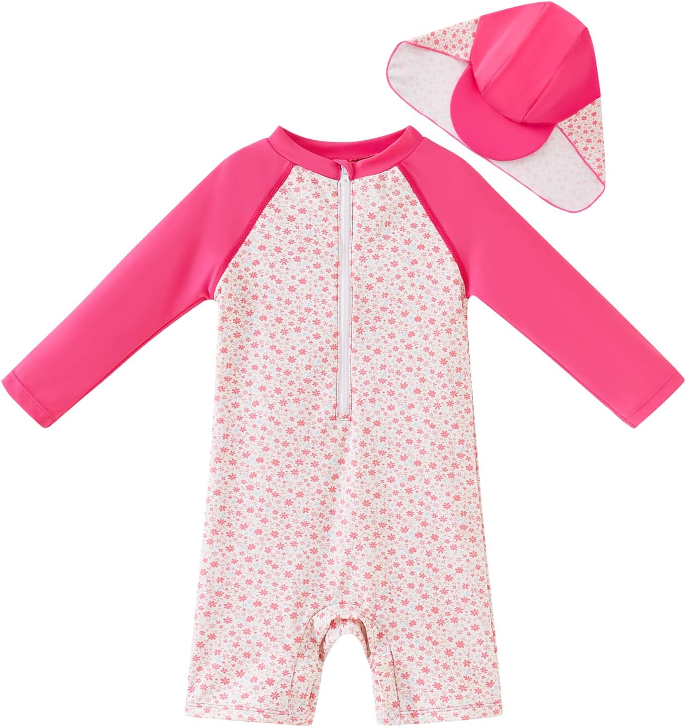 Thumbnail 5 de UMELOK Baby Badeanzug Mädchen mit UV-Schutz und Sonnenhut – UPF 50+