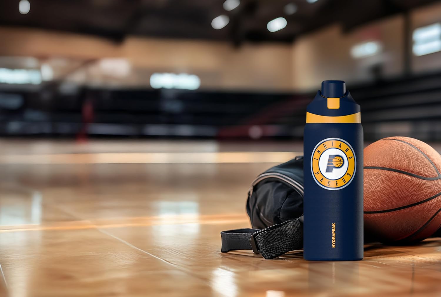Thumbnail 6 de Hydrapeak x NBA Golden State Warriors 32 oz Oasis Insulated Water Bottle with Push-Button Chug Lid