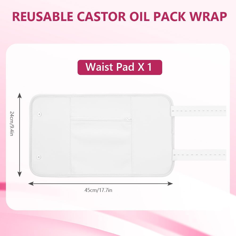 Detalle 2 de AOOWU Confezione Impacco Olio di Ricino 1 kit