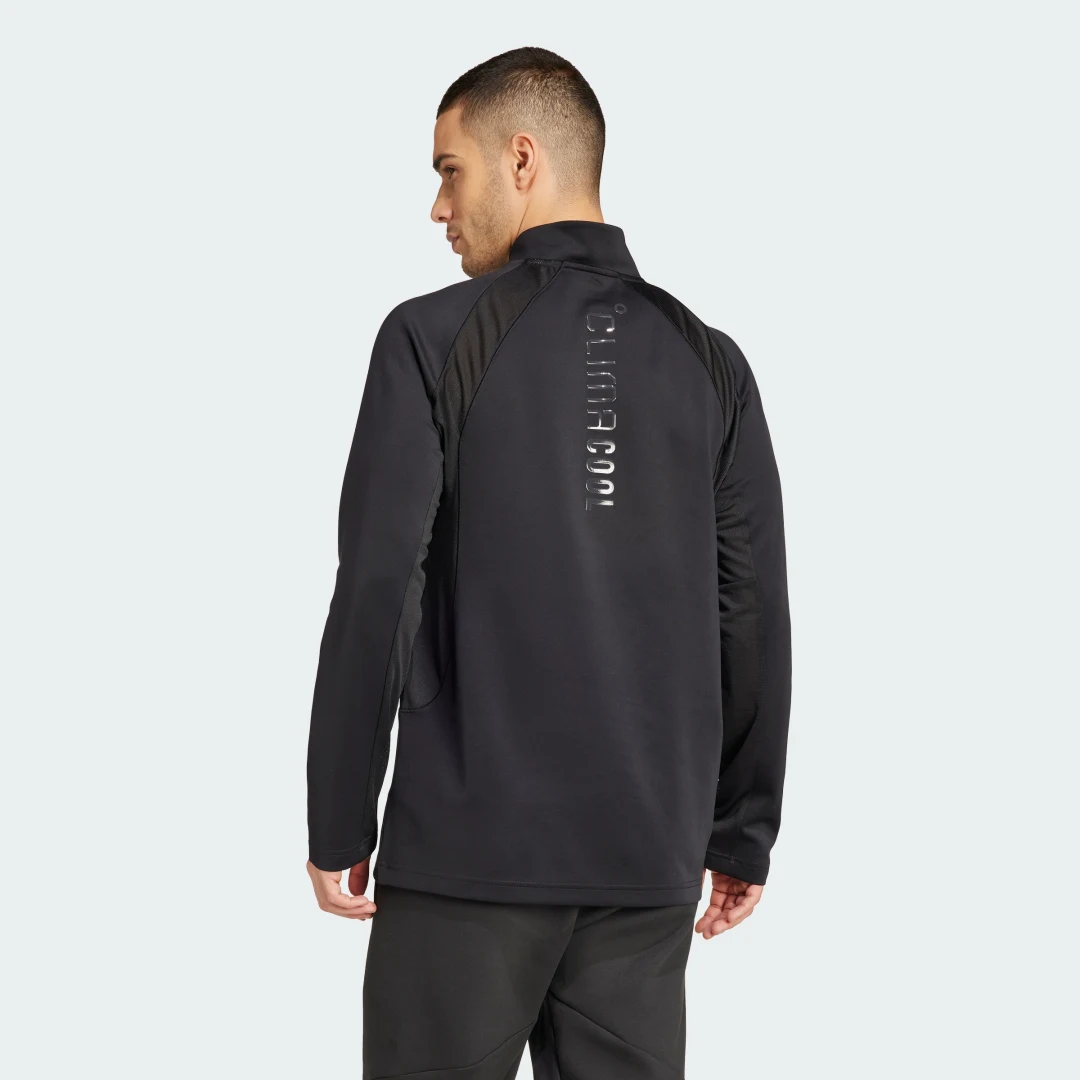 Detalle 2 de Sudadera con cremallera hasta el pecho Tech Apparel de Adidas