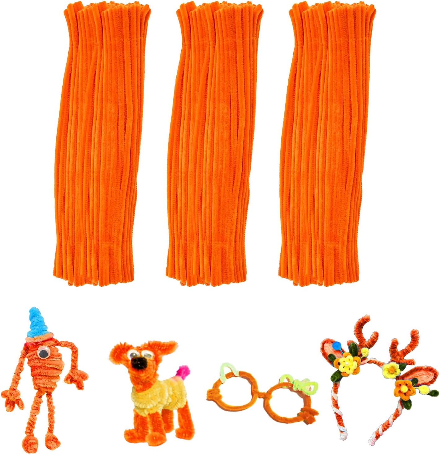 Thumbnail 6 de Pipe Cleaners Craft Bulk 200-Piece Chenille Stems Set for Kids, Fidget Toys & DIY Room Decor