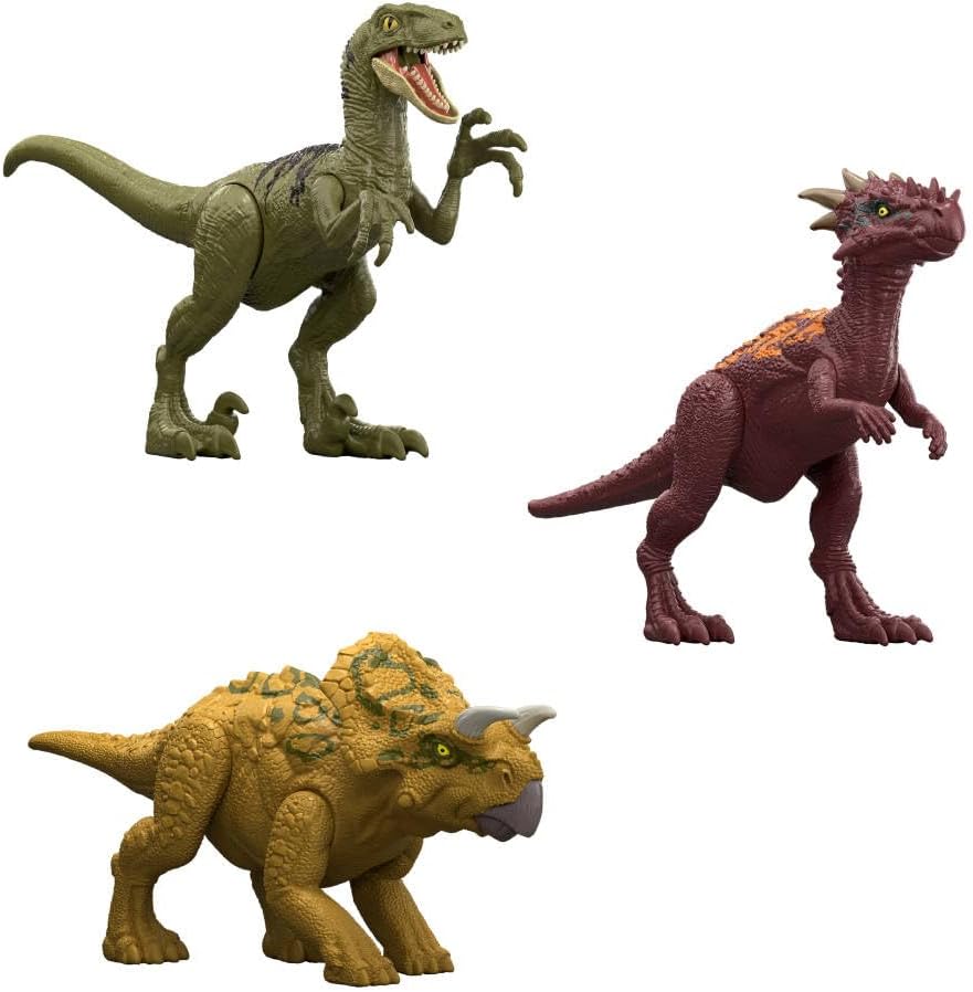 Thumbnail 2 de Jurassic World Color Reveal : Assortiment de dinosaures surprises avec figurines à plonger et révélation par eau chaude