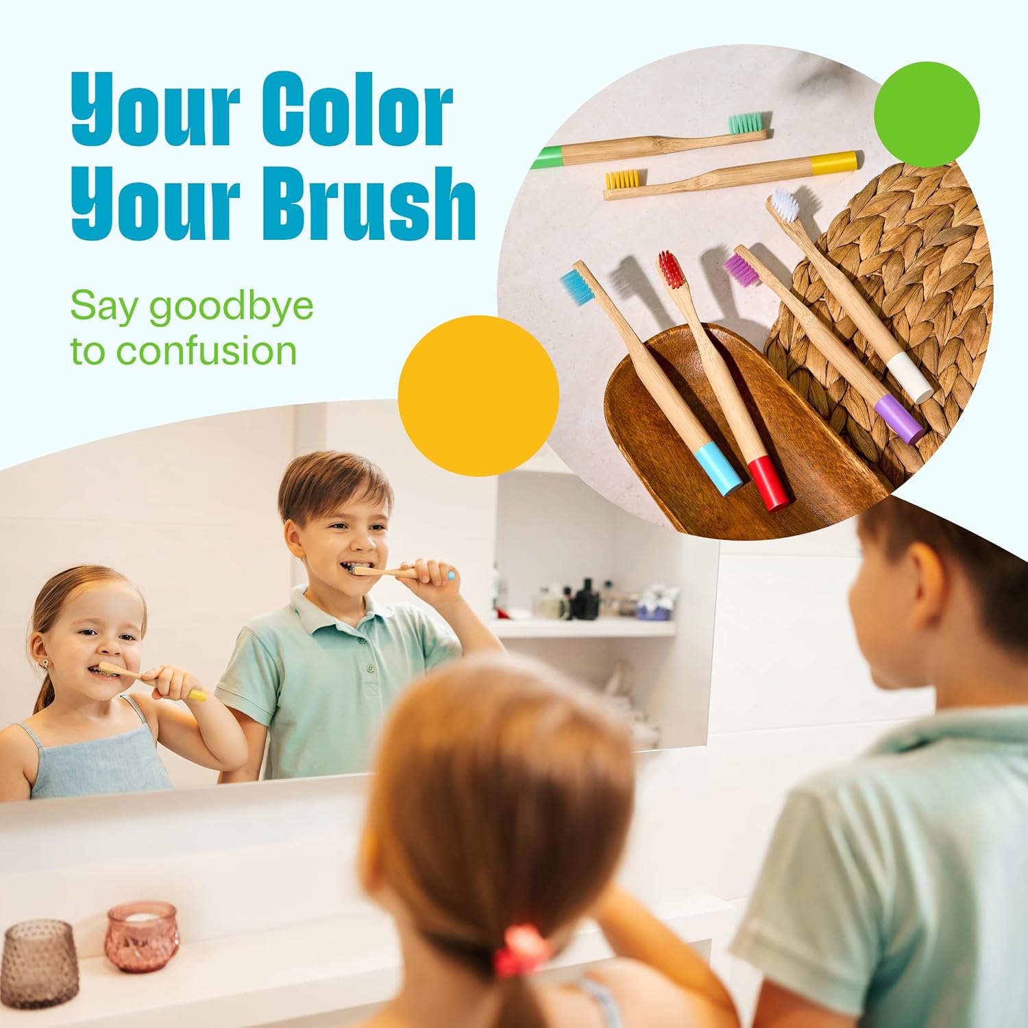 Thumbnail 6 de VIVAGO Kids Toothbrush 6 Pack