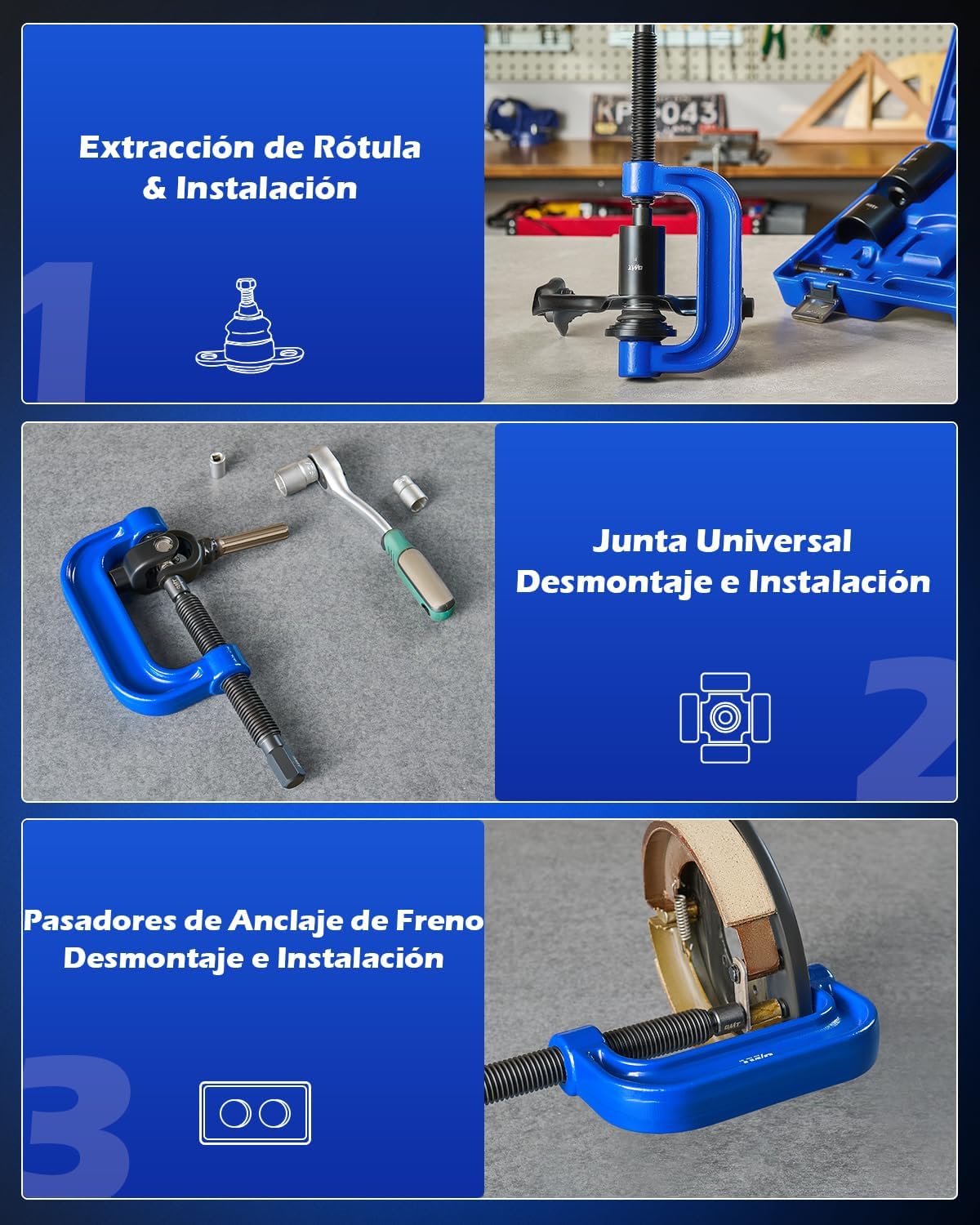 Thumbnail 3 de Orion Motor Tech prensa de rótula 21 piezas