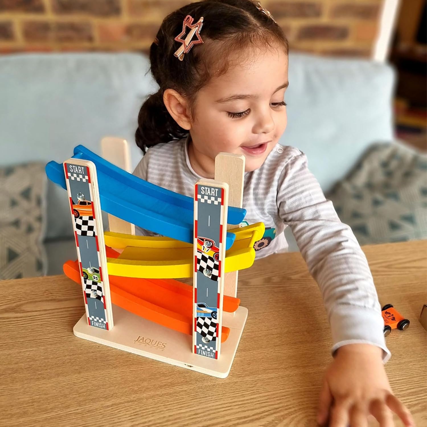 Thumbnail 4 de Jaques of London Wooden Car Ramp Toy 1+ 2 Year Olds