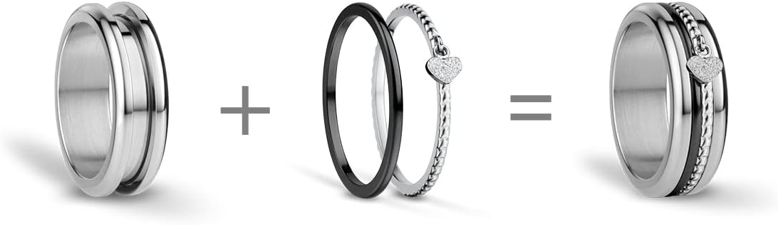 Thumbnail 1 de BERING Bague pour femme Arctic Symphony en acier inoxydable argenté – Rhine