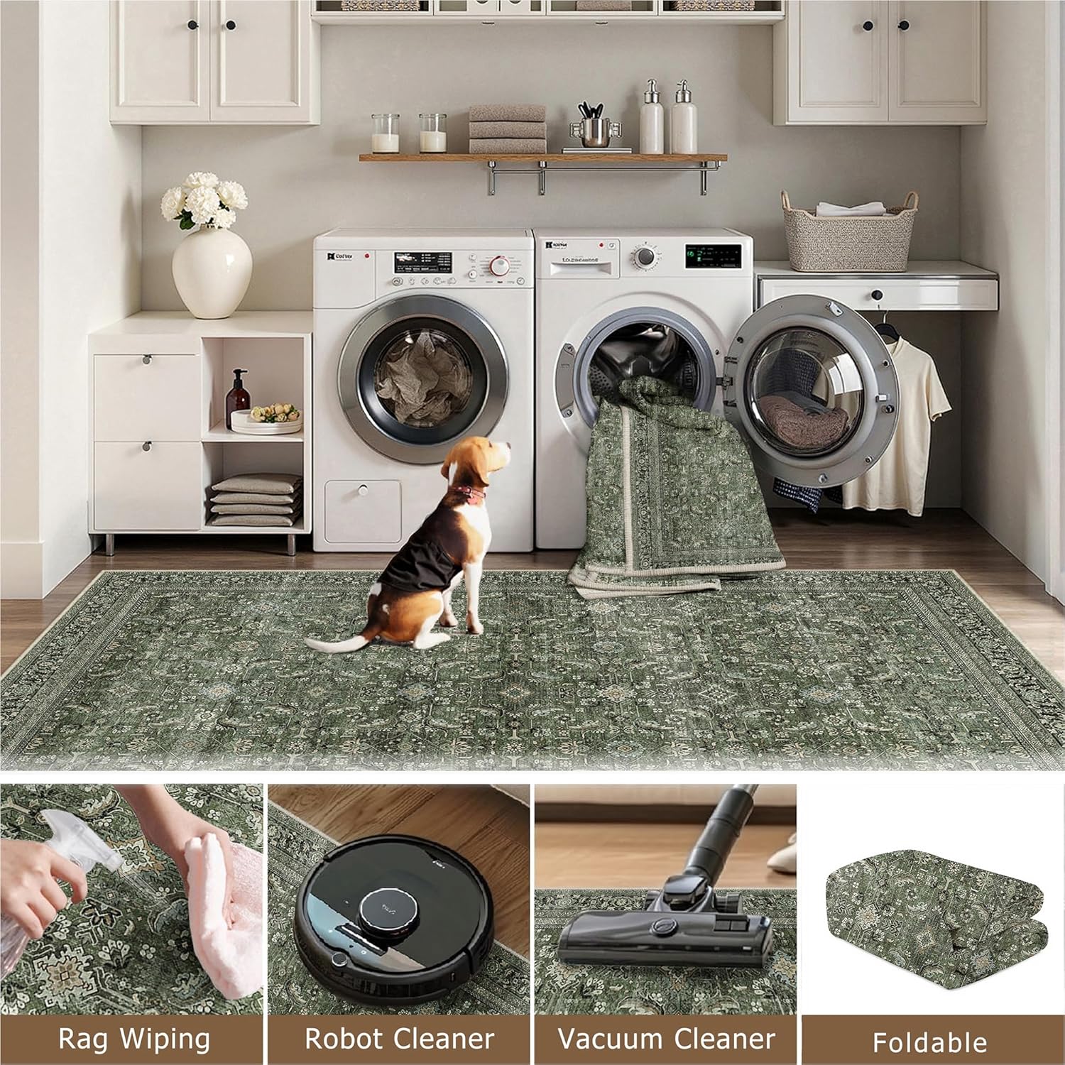 Thumbnail 3 de HUGEAR Vintage Rugs area rug, 120 x 170 cm