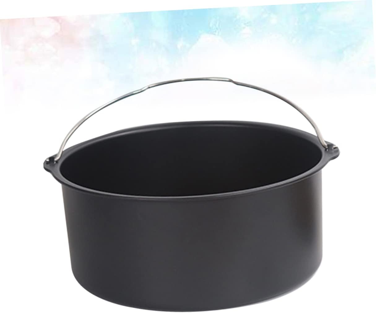 Thumbnail 2 de Milisten 1pc Carbon Steel Air Fryer Cake Basket / Baking Tin – Non-stick air fryer bakeware accessory