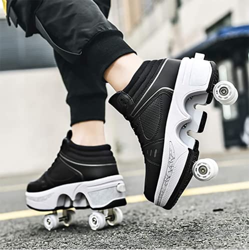 Detalle de Scarpe con ruote regolabili con LED per bambini e adulti 🛼