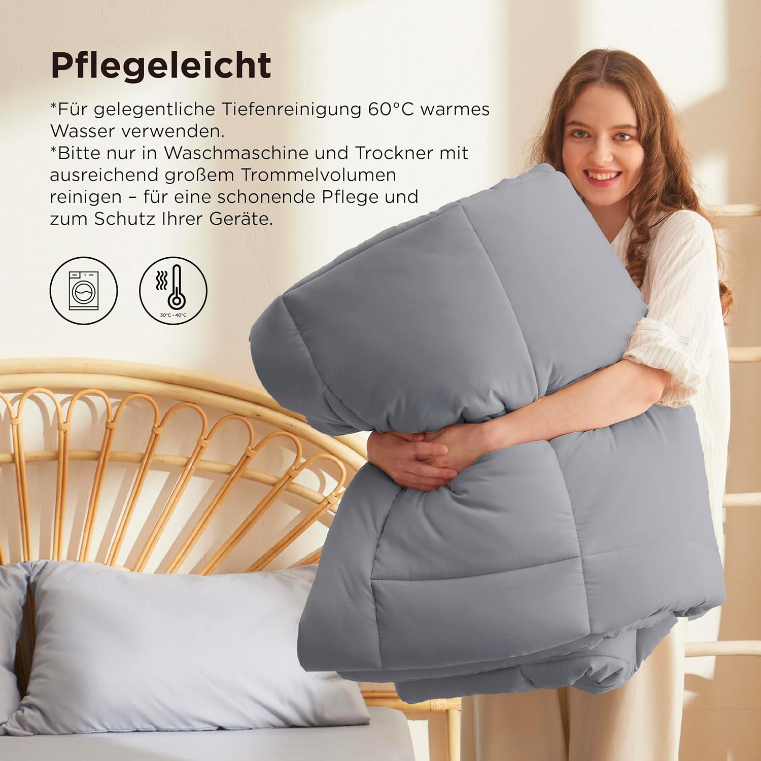 Thumbnail 6 de BEDSURE Winterdecke 155x220 450 GSM