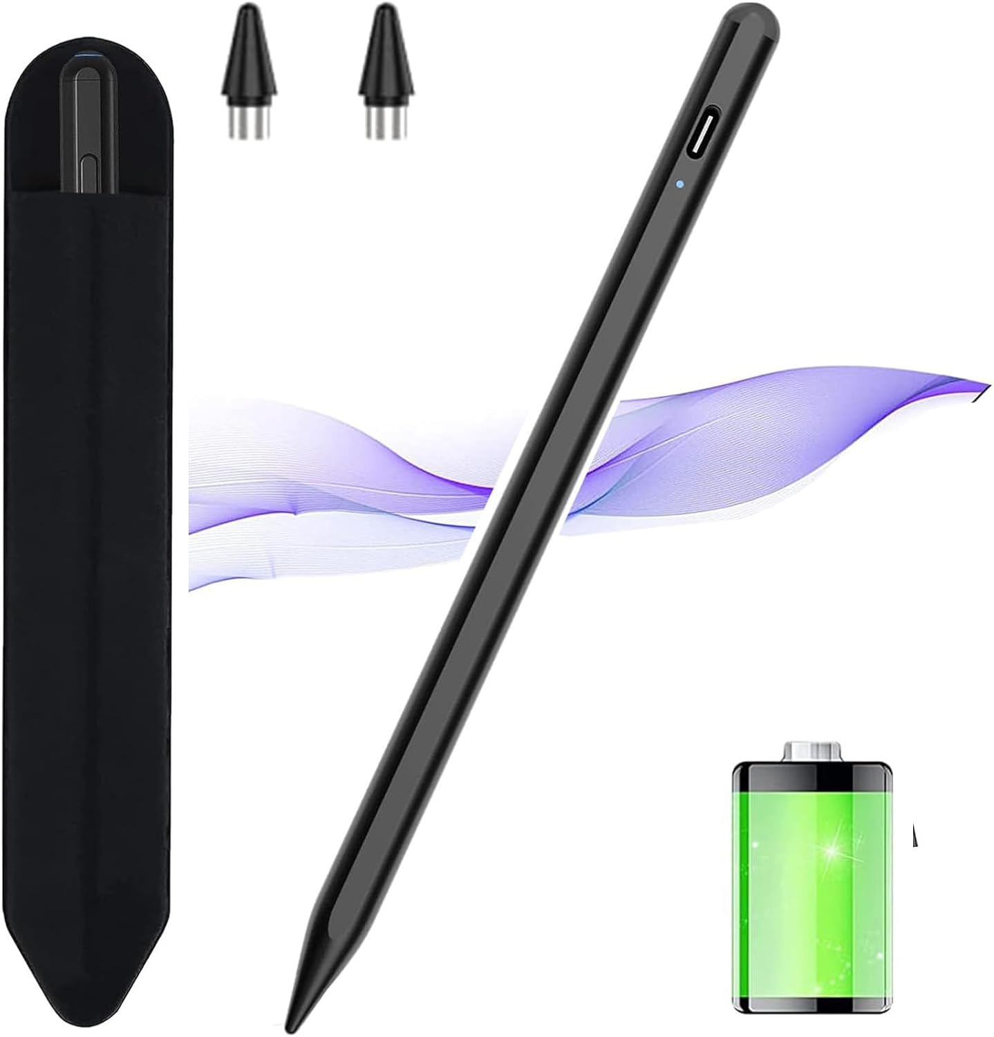 Detalle de KARFUN Penna Tablet per Touch Screen Android – precisione 1,5 mm, ricarica rapida, compatibilità ampia