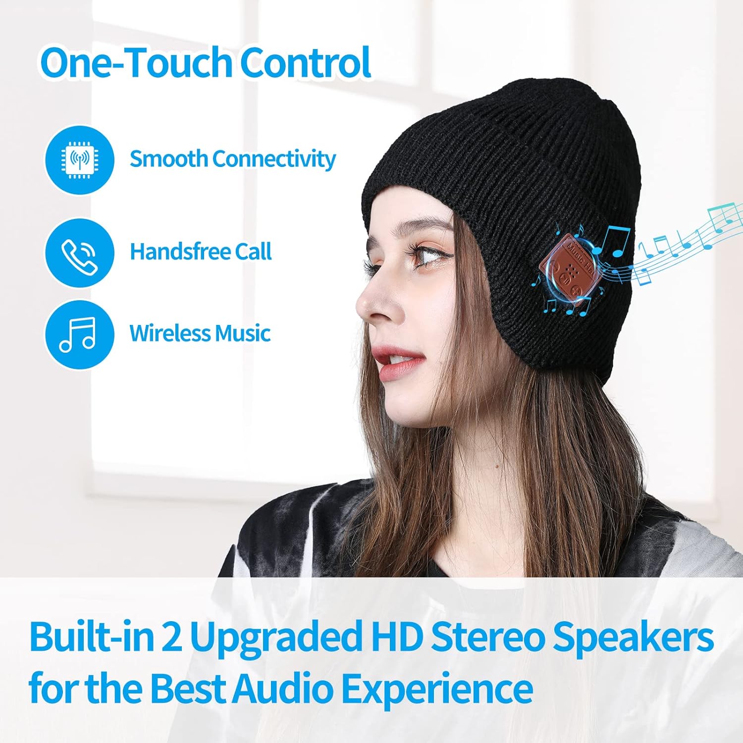 Detalle 2 de Bluetooth Beanie 8h Battery