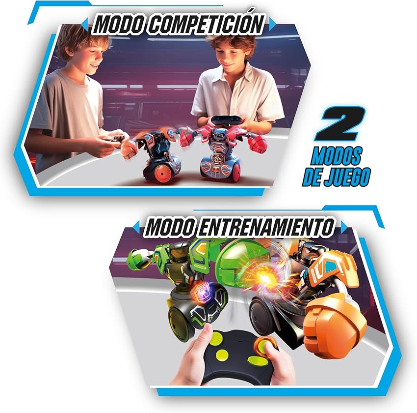 Detalle 1 de Bizak YCOO Robo Kombat Tornado Battle Pack — 2 unidades 🤖