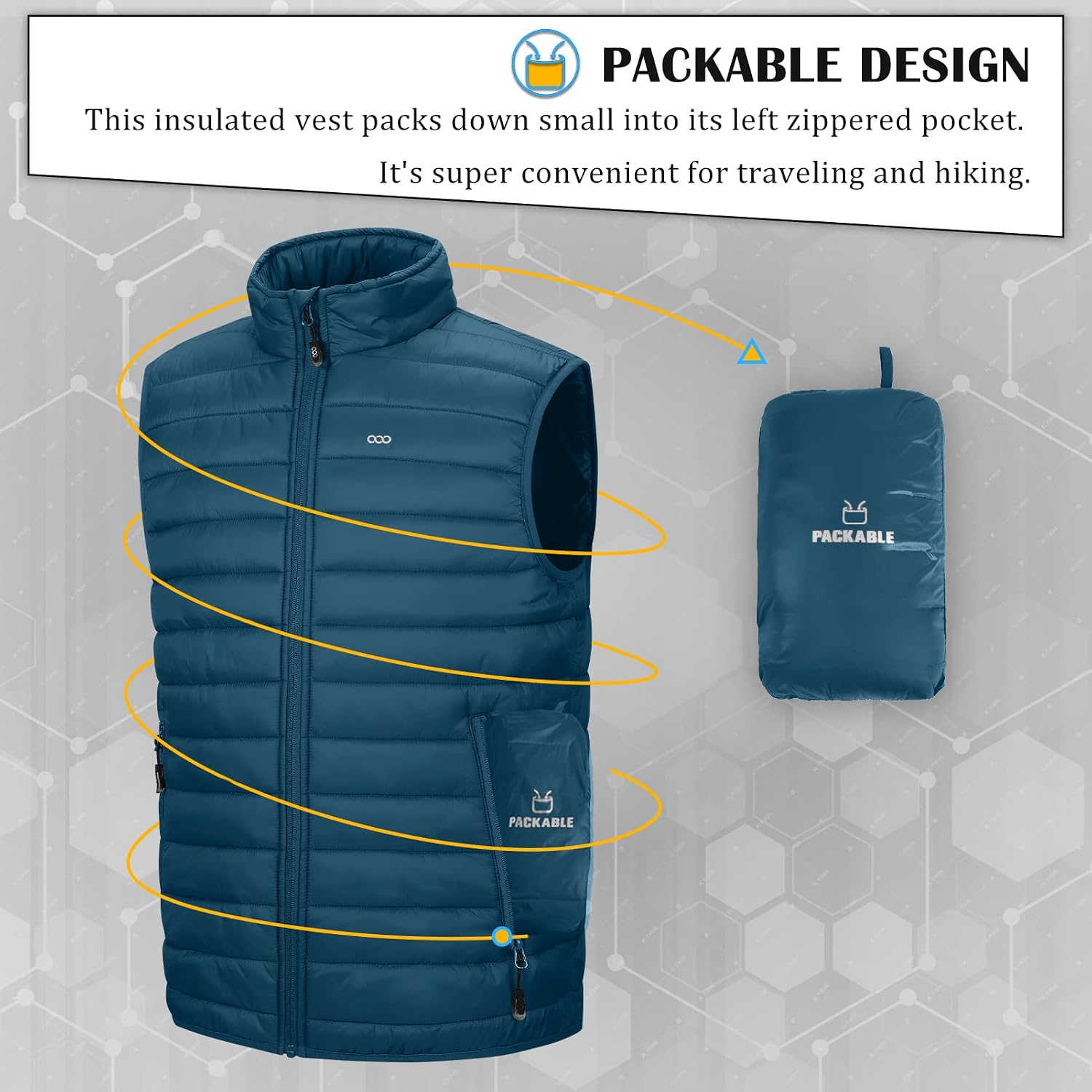 Thumbnail 1 de 33,000ft men’s gilet with 5 pockets