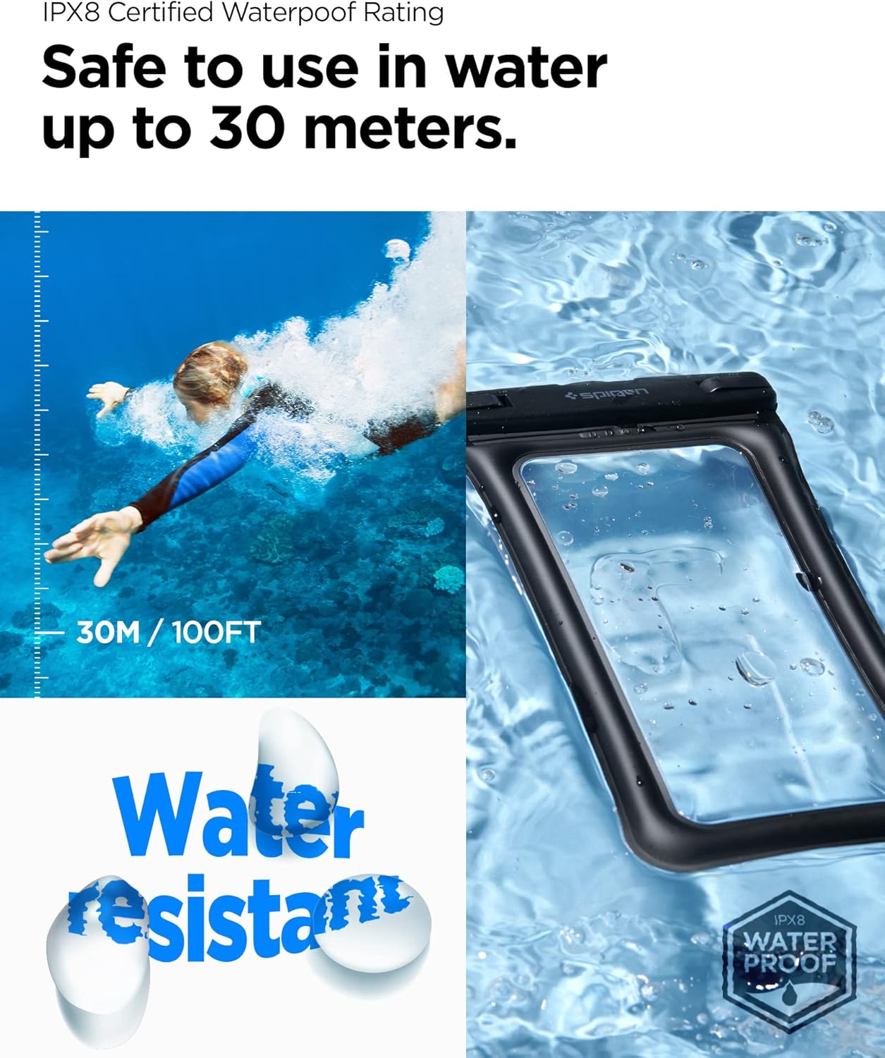 Thumbnail 4 de Spigen Aqua Shield, 2 coques étanches ⚙