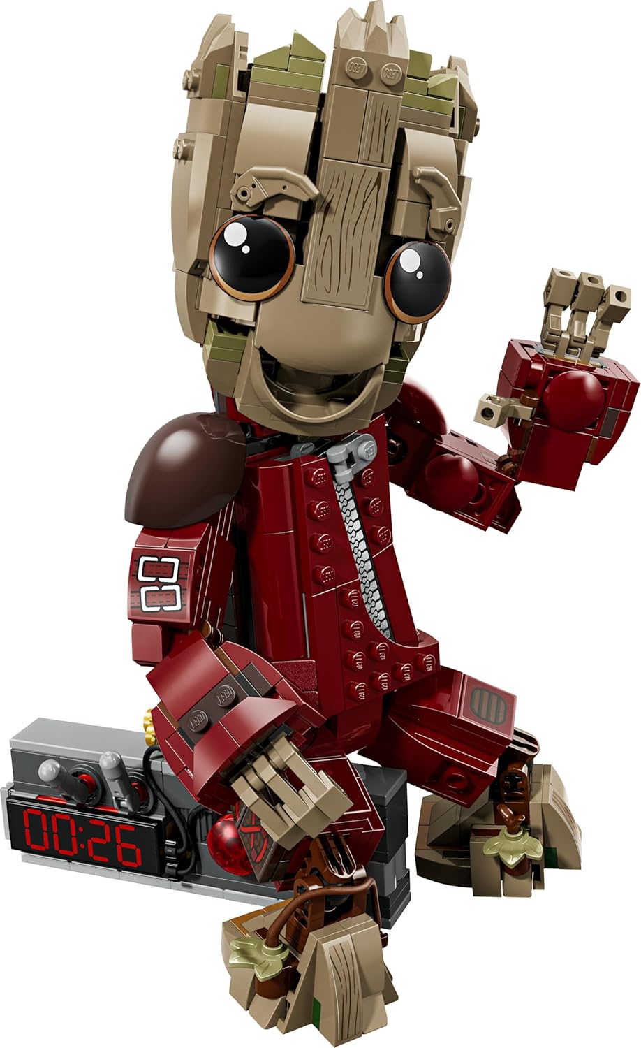 Thumbnail 4 de LEGO Marvel Ravager Jumpsuit Groot Figure 76341 – Collectible Toy for 10+ Years