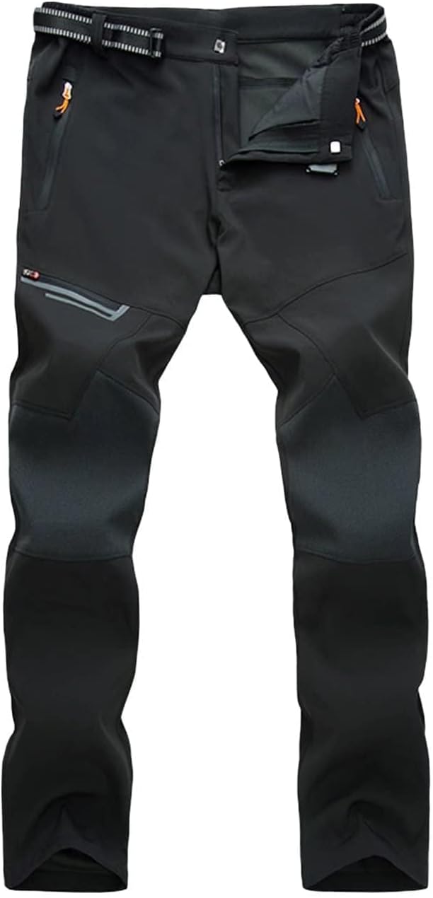 Detalle de MAGCOMSEN MCS966-110 Men's Fleece-Lined Winter Pants, Water-Resistant