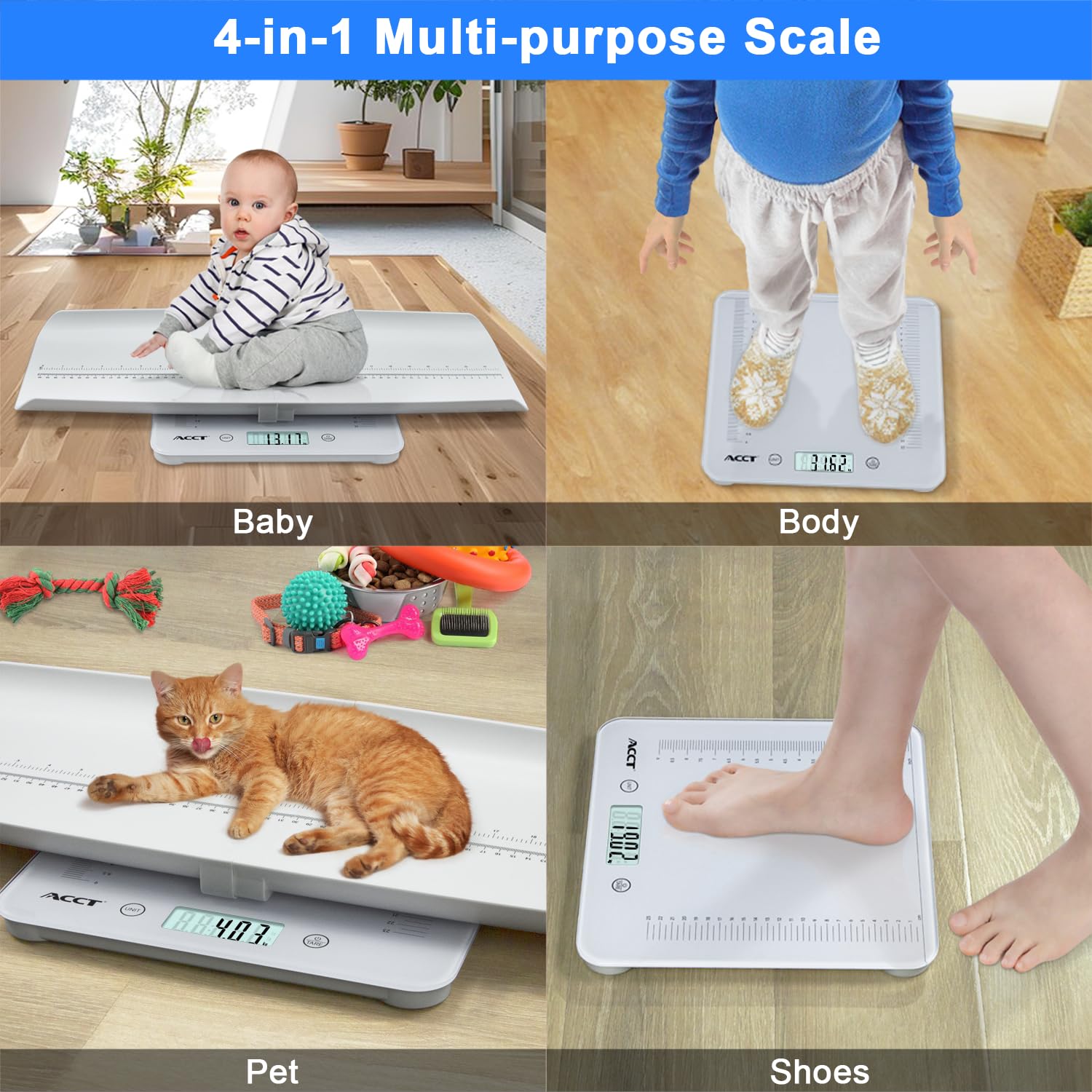 Detalle 2 de ACCT Digital Baby Scale 4-in-1 Multifunctional Scale
