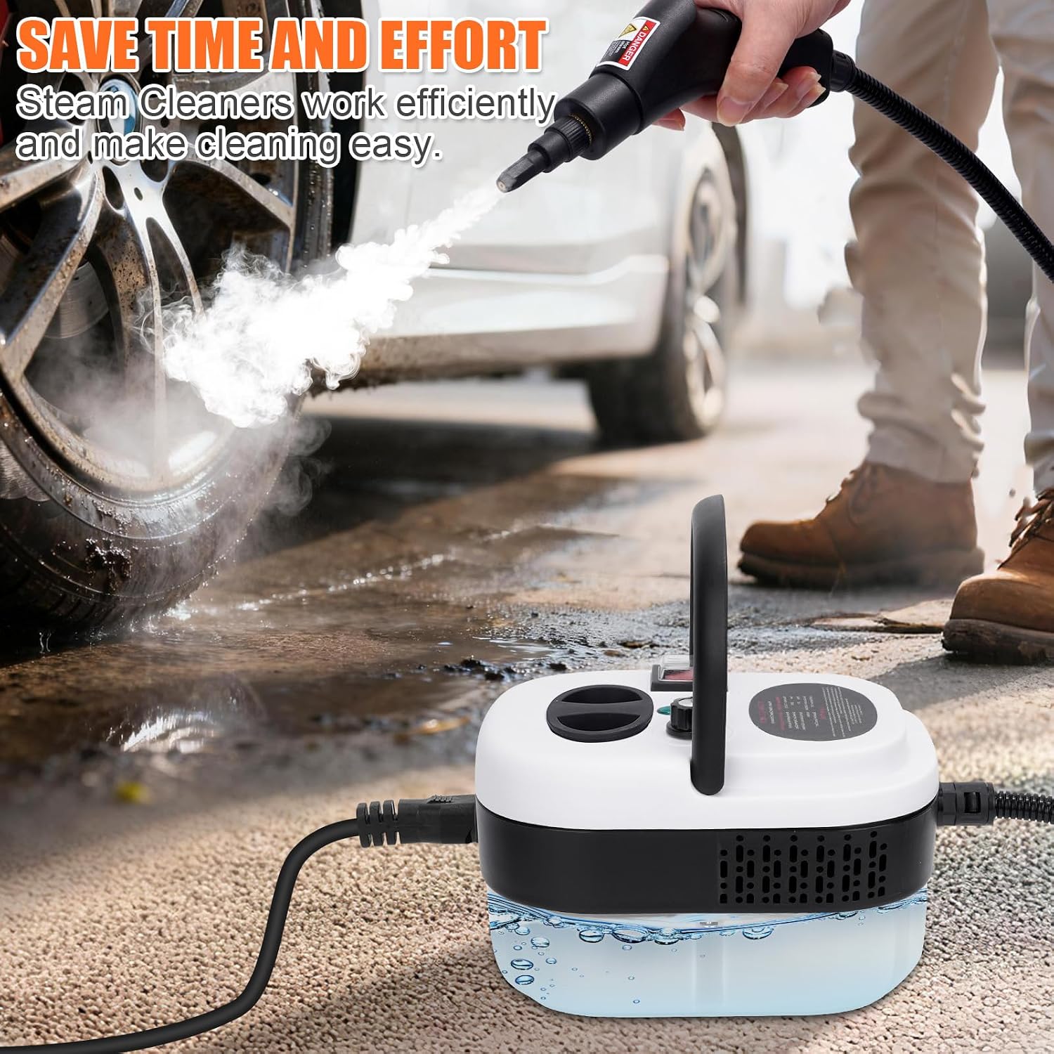 Detalle de Foandbevi Steam Cleaners 2500W handheld