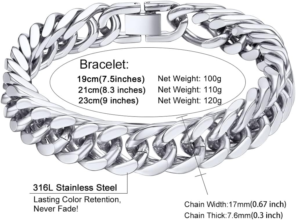 Detalle 2 de ChainsHouse Bracelet Acier 17 mm đ§ż