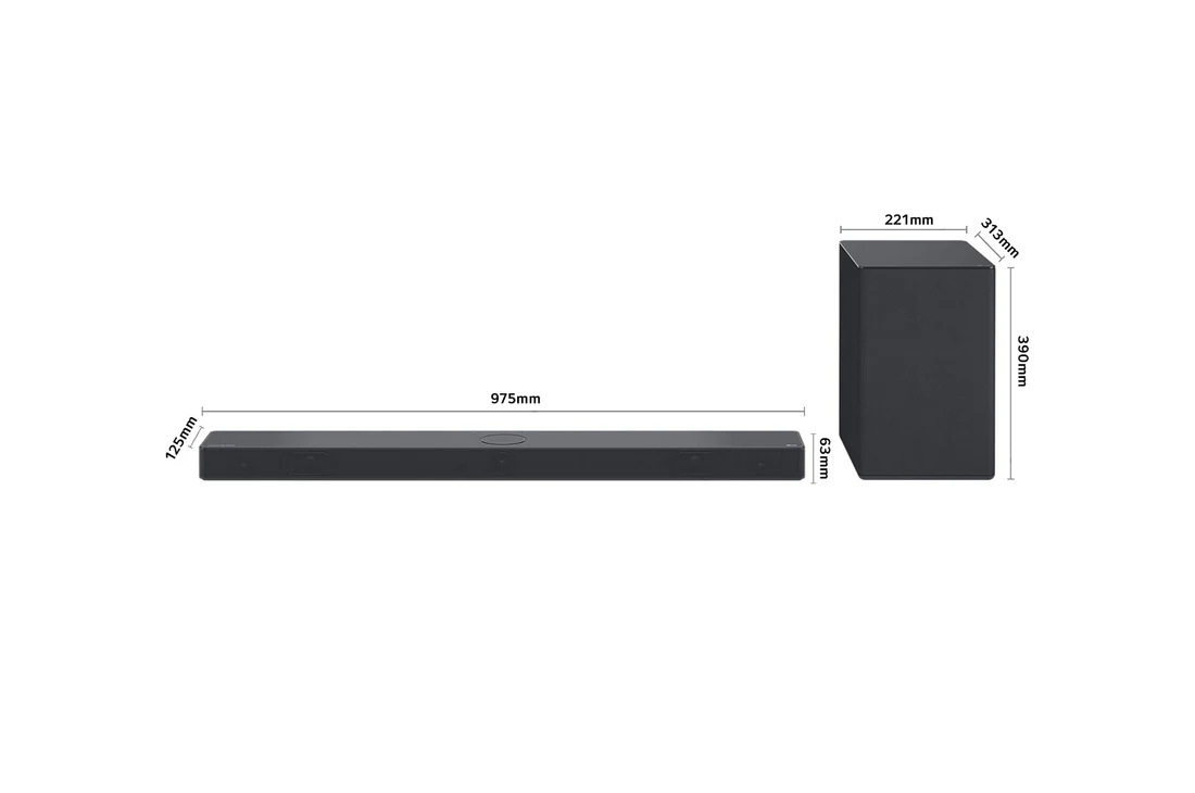 Thumbnail 1 de LG SC9S: Barra de sonido 3.1.3 con Dolby Atmos y subwoofer, 400 W