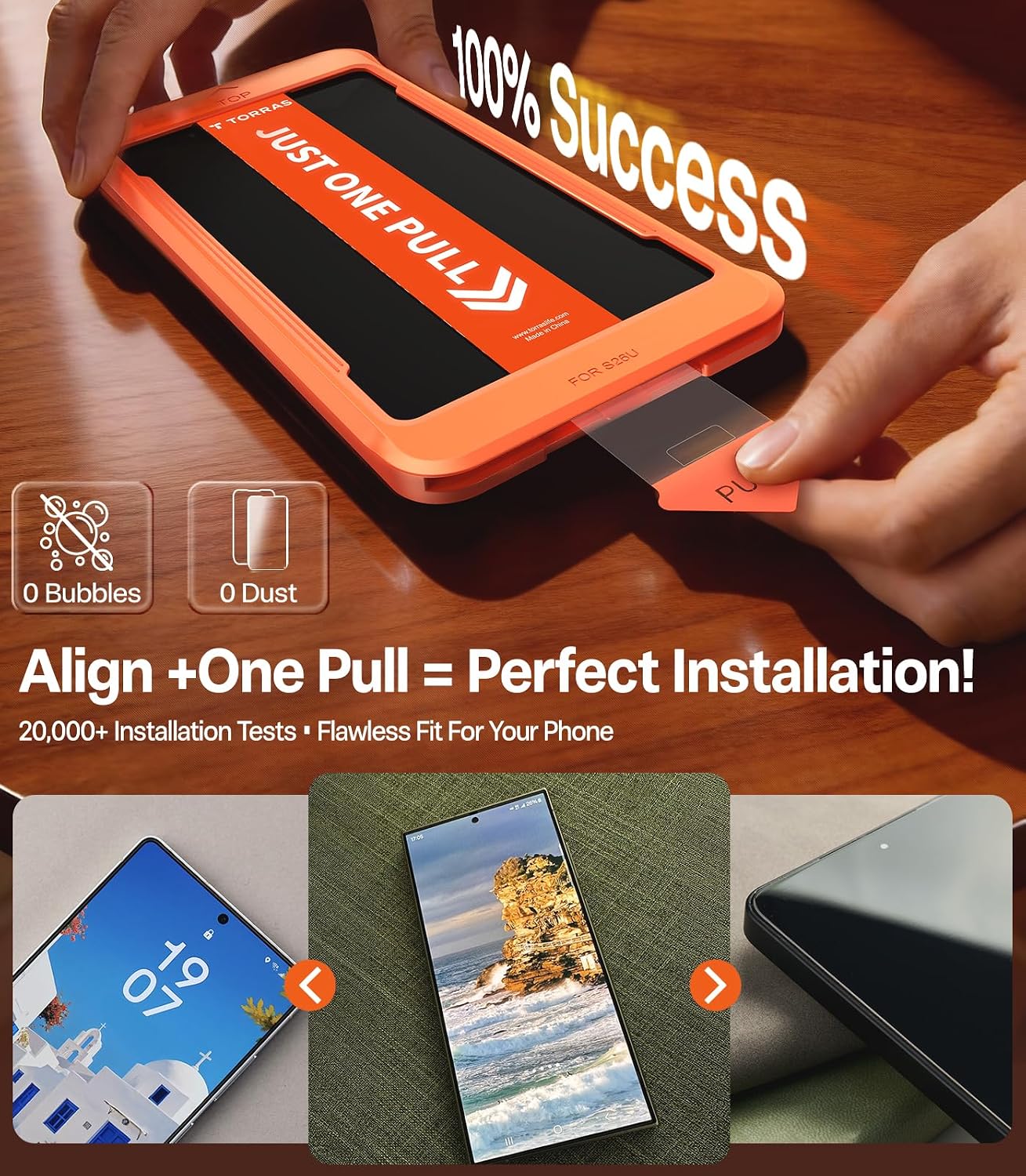 Thumbnail 5 de TORRAS S26 Ultra screen protector 2-pack