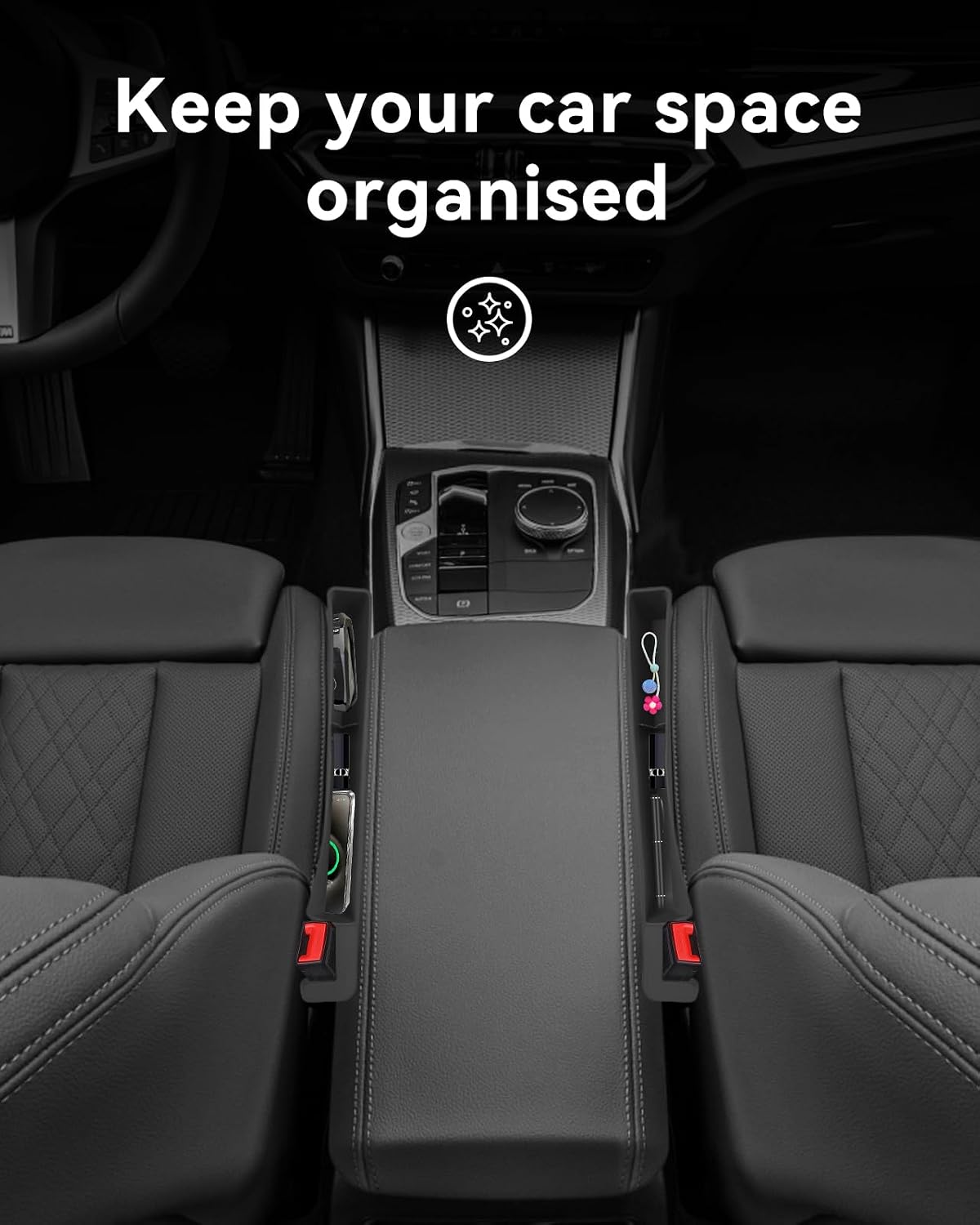 Thumbnail 1 de Edotim Car Seat Gap Filler with Phone Holder