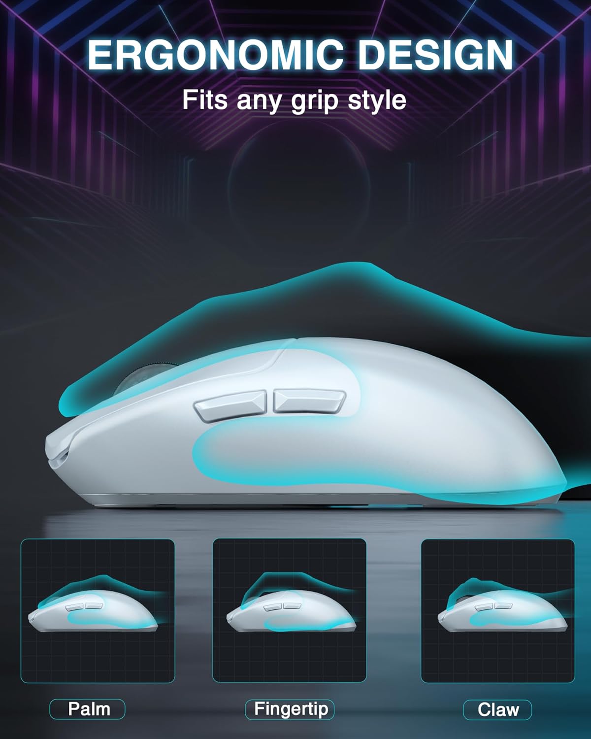 Thumbnail 6 de AULA SC580 Wireless Gaming Mouse: a lightweight, tri-mode choice for multi-device gaming