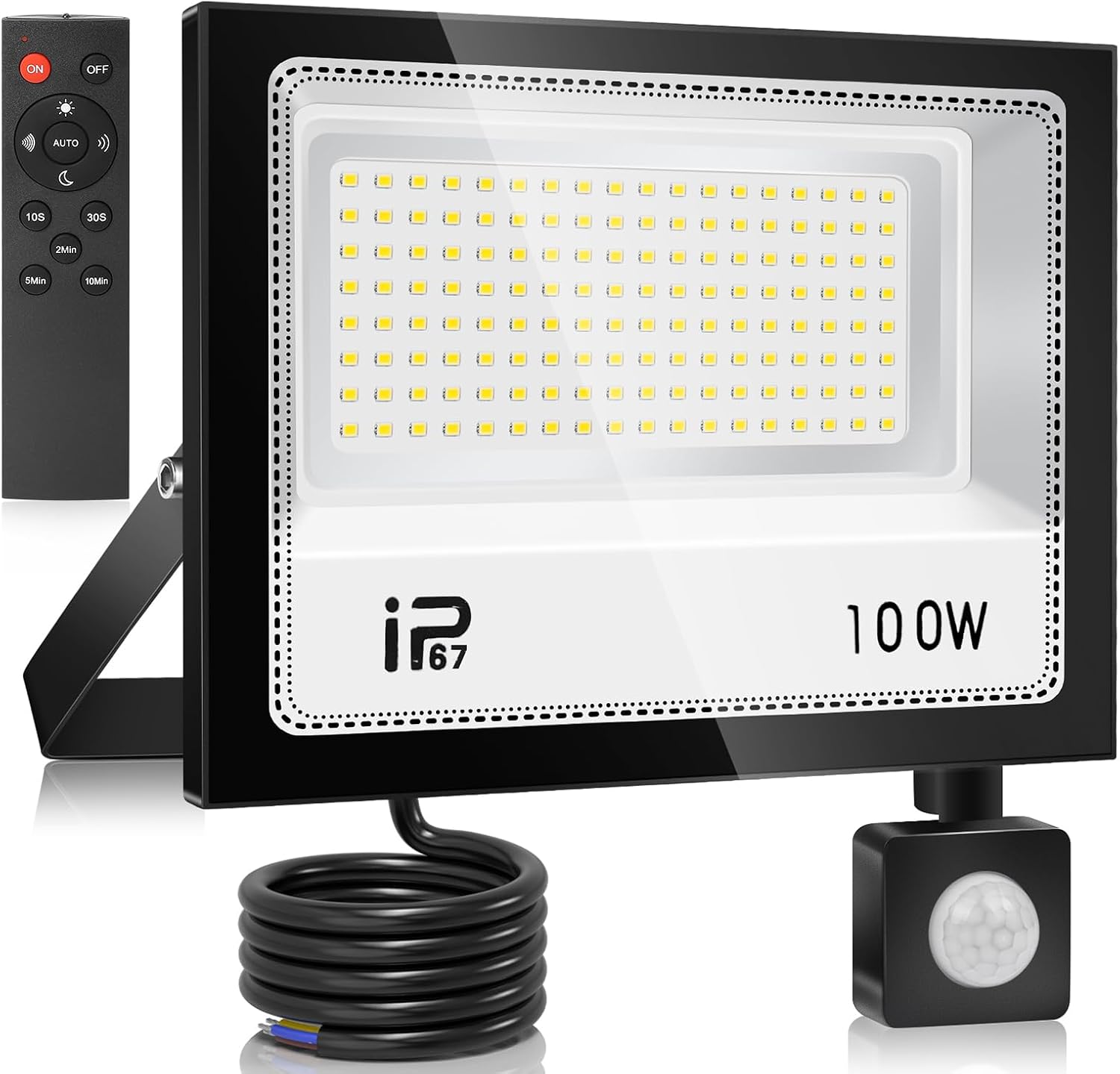 Detalle de YZYFACAI Foco Led Exterior 100W - Iluminación Segura 🌟