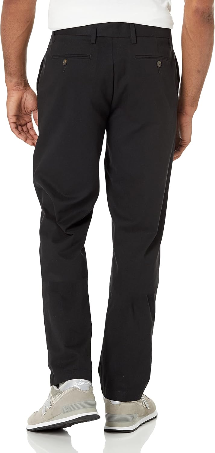 Thumbnail 1 de Amazon Essentials Men’s Straight Fit Wrinkle-Resistant Flat-Front Casual Chino Trousers