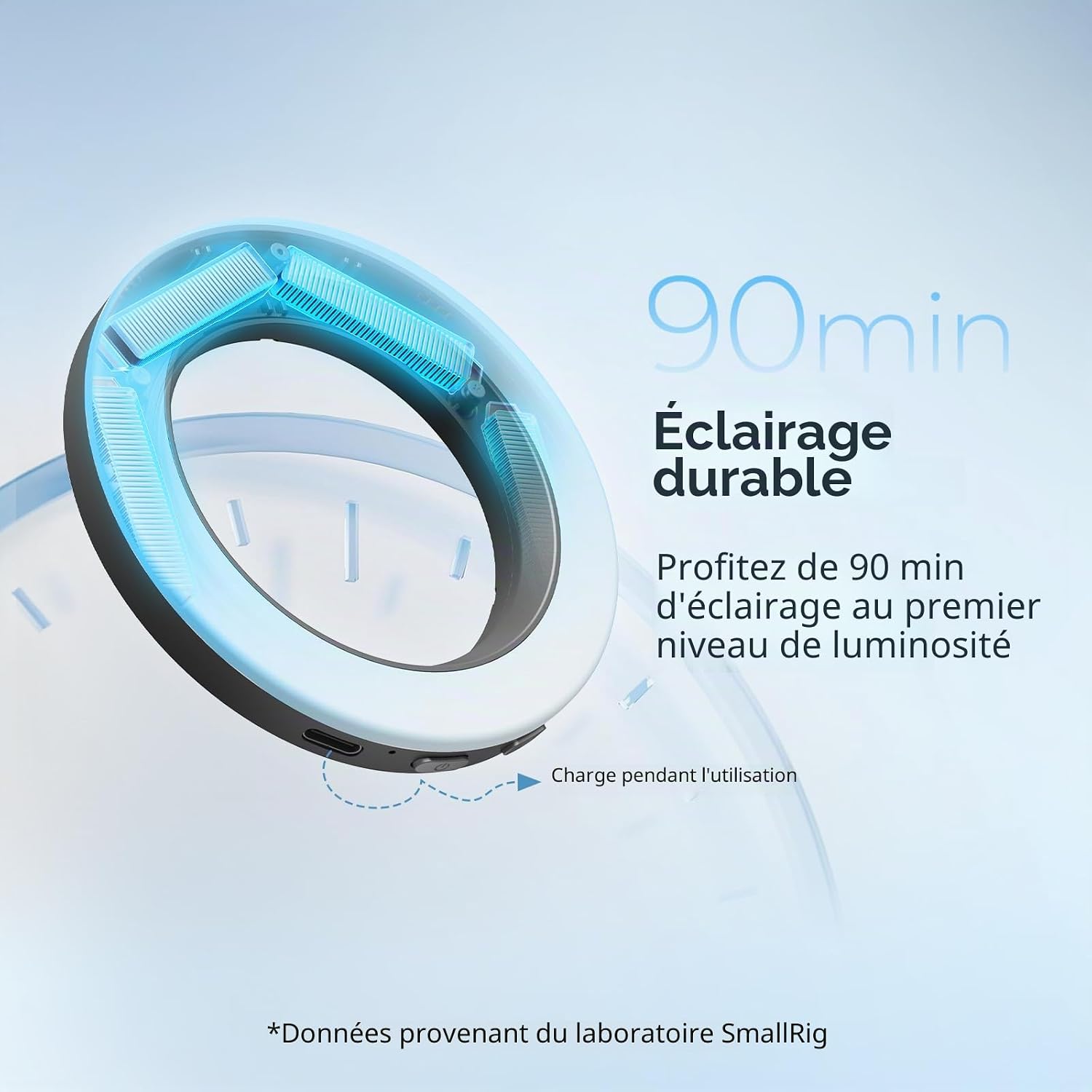 Thumbnail 6 de SMALLRIG Vibe P30 Lampe vidéo 67 mm