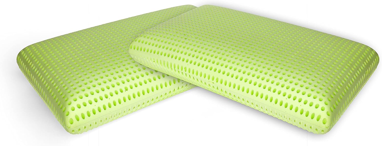 Detalle de Talamo Italia 2er-Set Kissen für das Bett – 70x40x16 cm, 100% Made in Italy