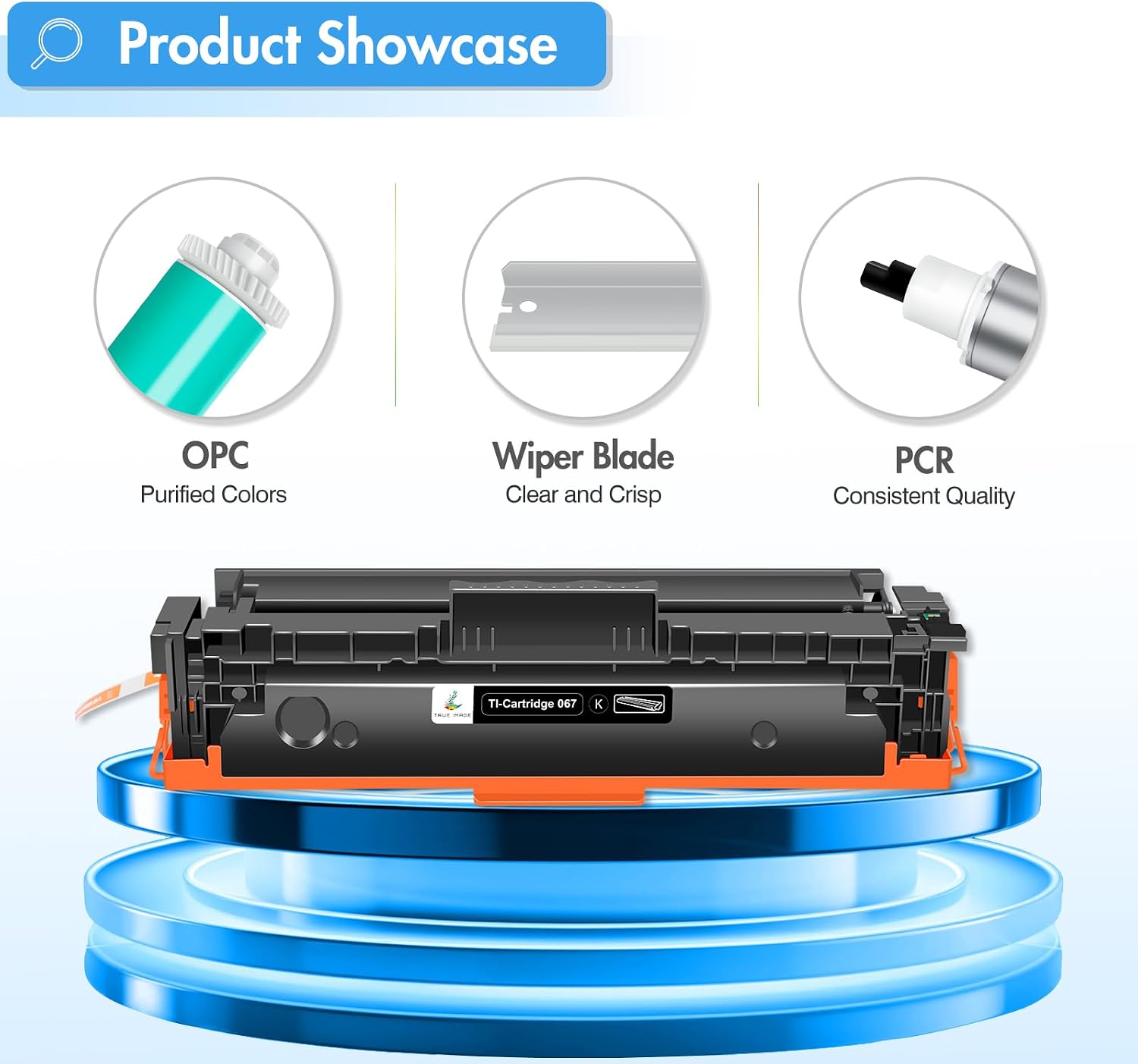 Thumbnail 5 de TRUE IMAGE 067 MF656Cdw Toner Cartridge Set, 4-Pack High-Yield CMYK
