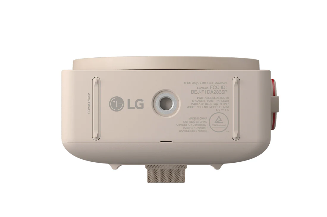 Detalle 2 de LG xboom Mini: altavoz inalámbrico 5W con IP67 y 10h de batería ( Gris )