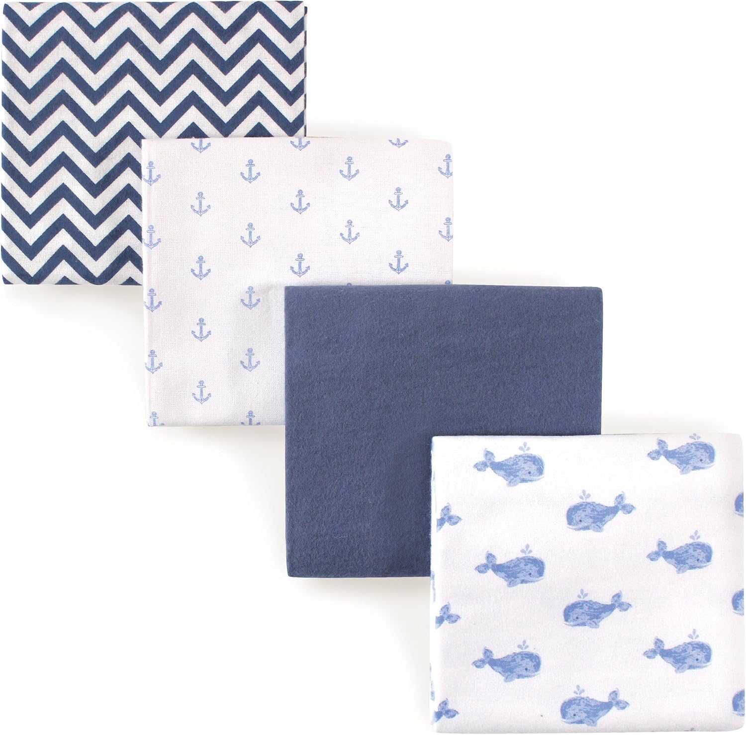 Detalle de Hudson Baby Receiving Blankets, 100% Cotton