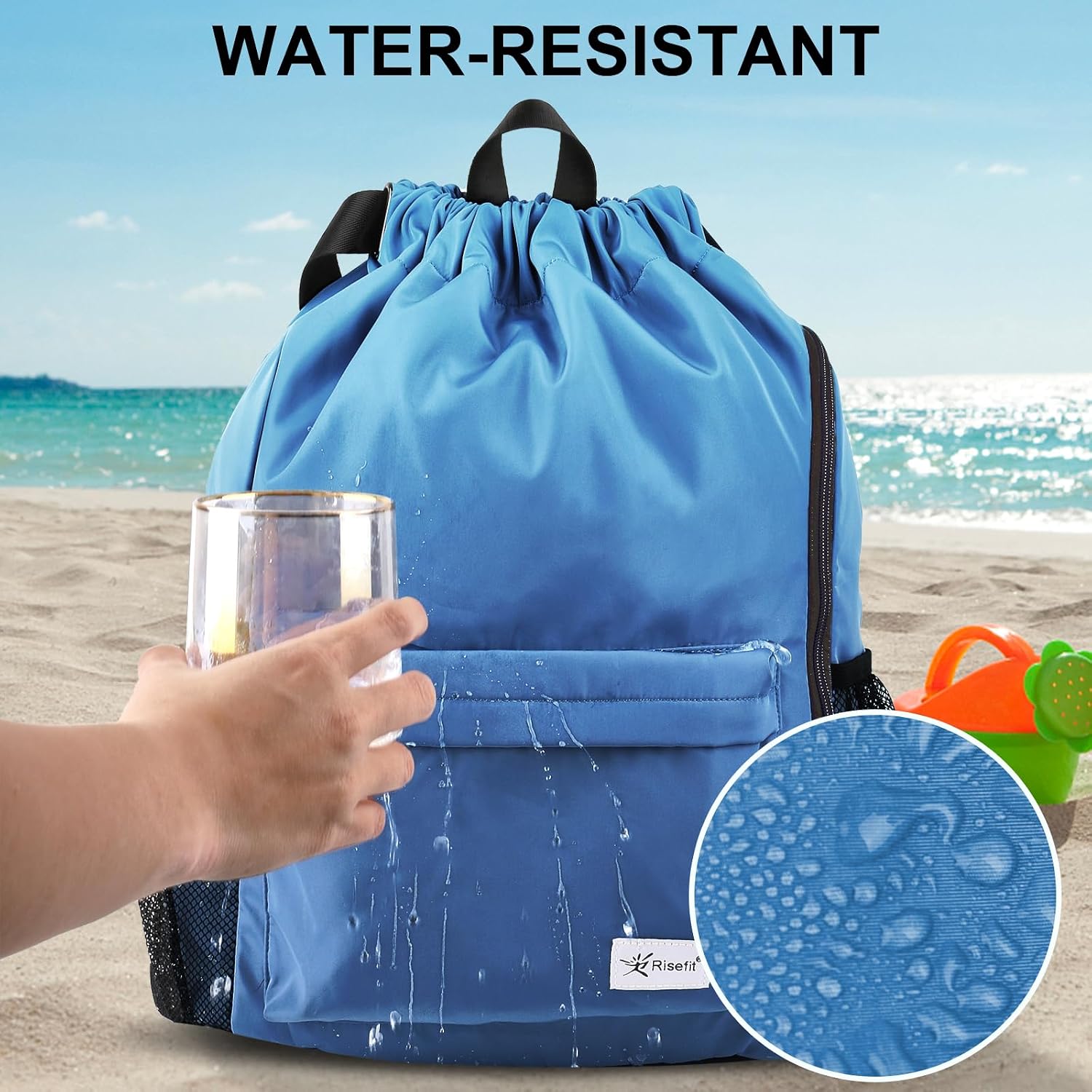 Detalle de Risefit Waterproof Swim Drawstring Bag